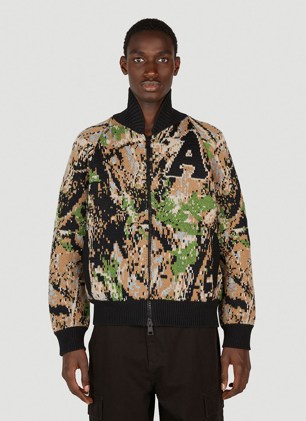 Camouflage Varsity Cardigan