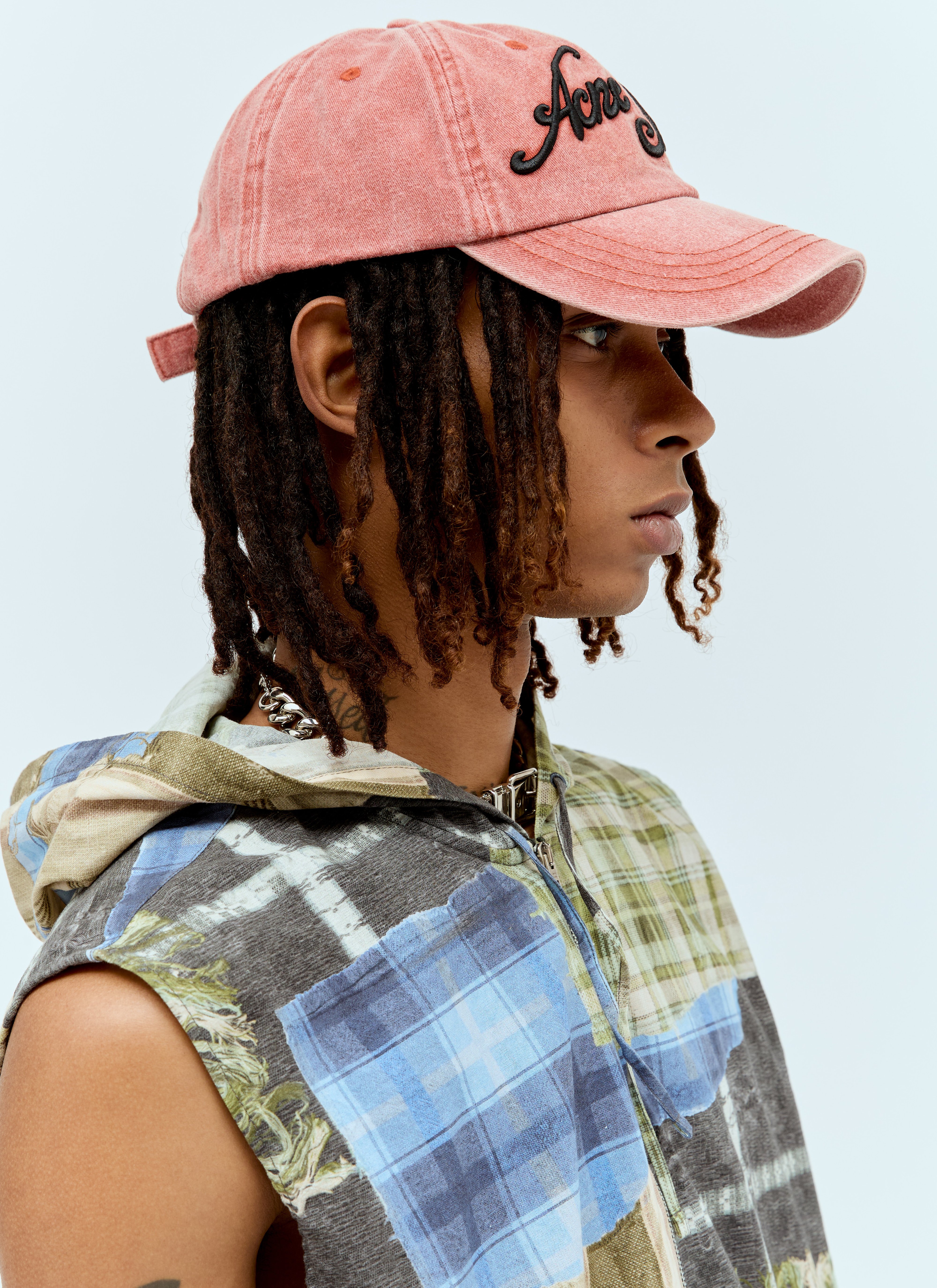 【関税込み】Acne Studios ピンク ロゴ キャップ Acne Studios Women's' Logo Baseball Cap in Pink | LN-CC®