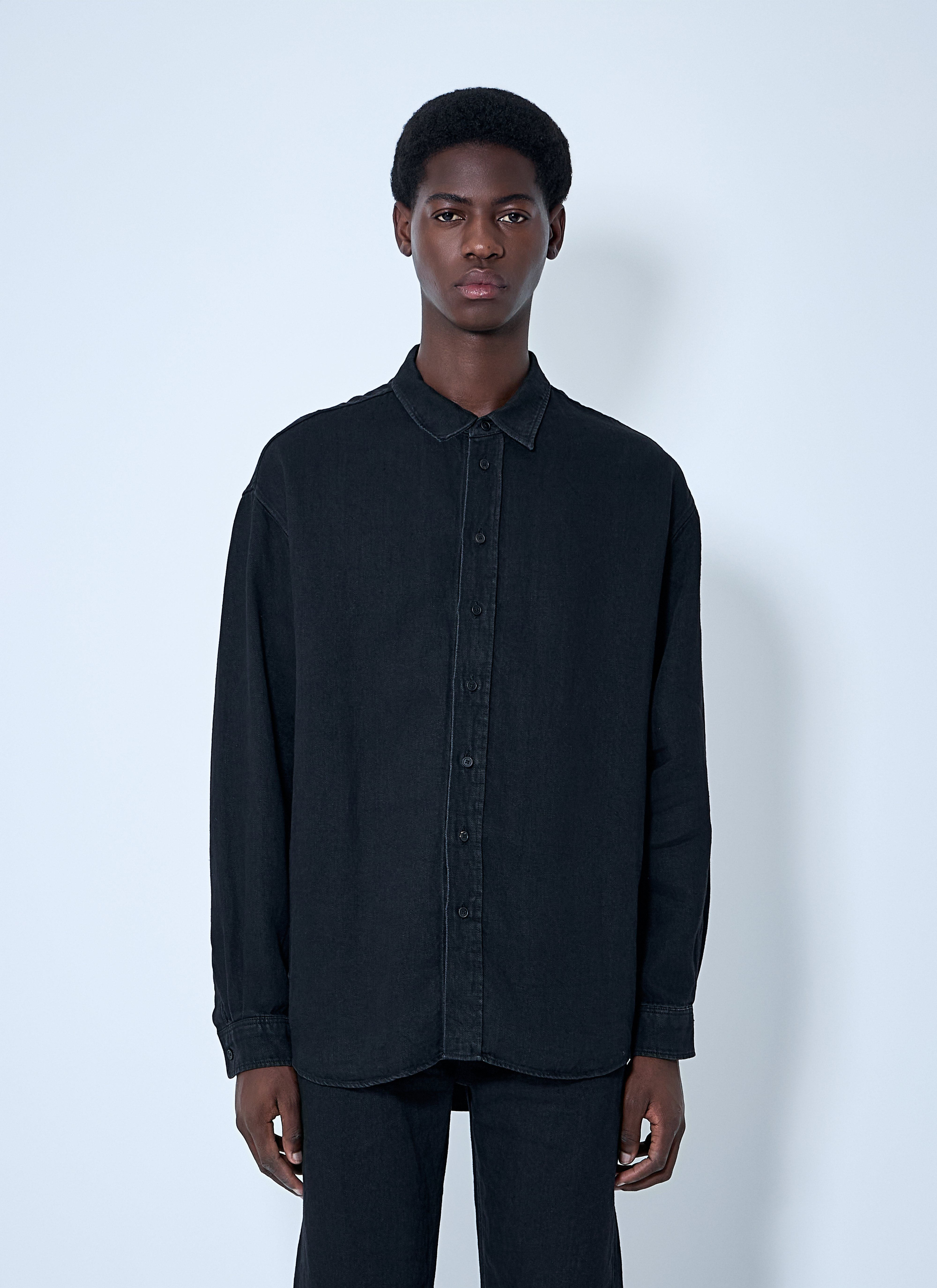 The Row Men's' Penn Shirt in Black | LN-CC® The Row Men's' Penn Shirt in Black | LN-CC®