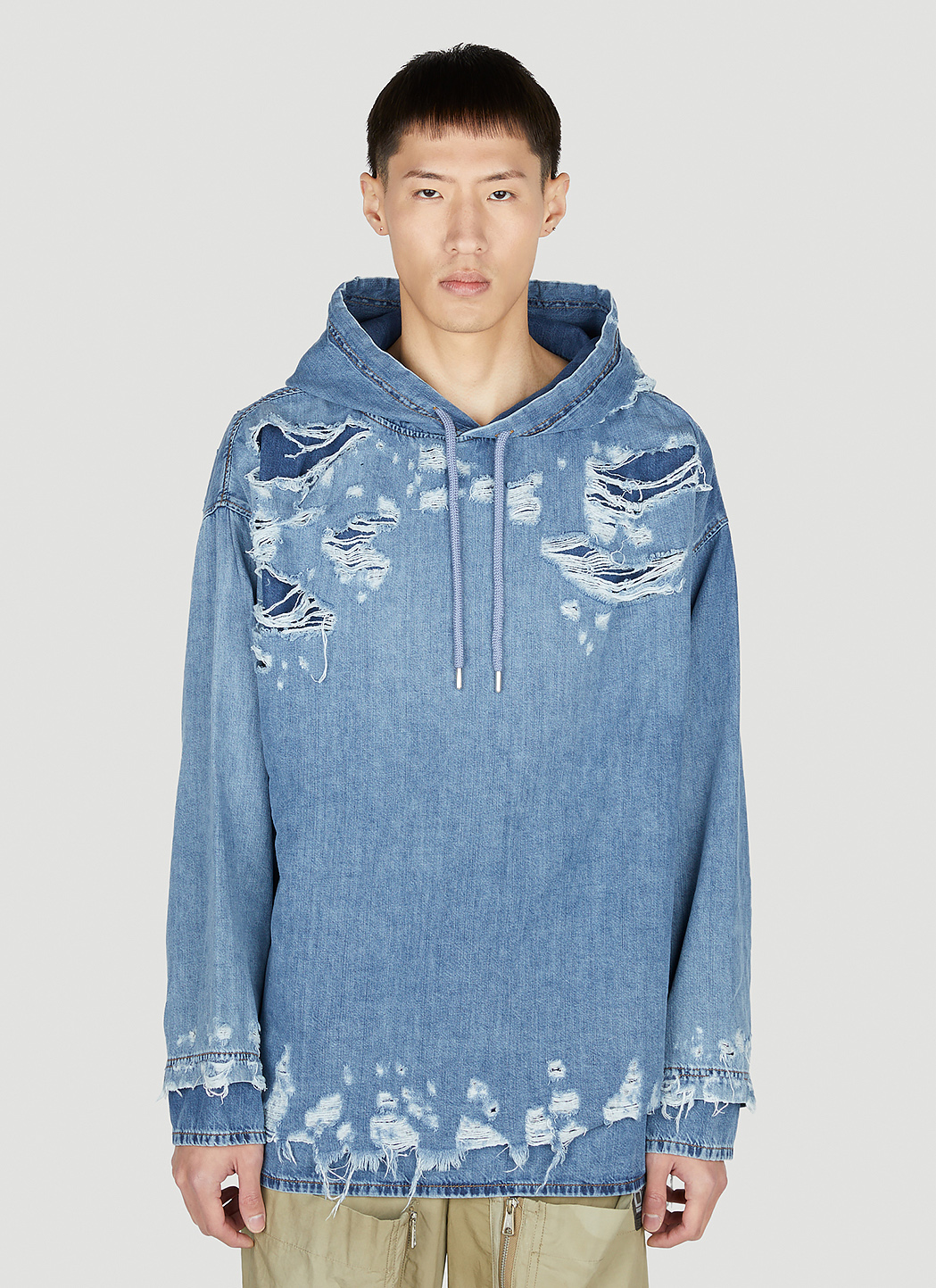 D-UM Denim Hooded Sweatshirt