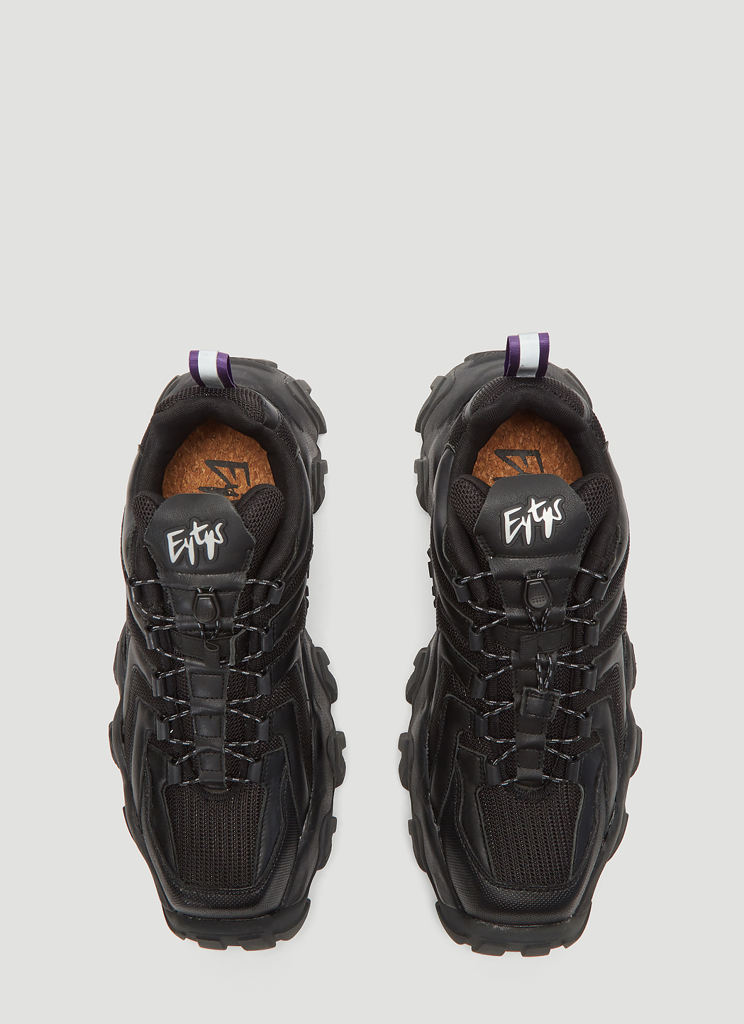 eytys black halo low top sneakers