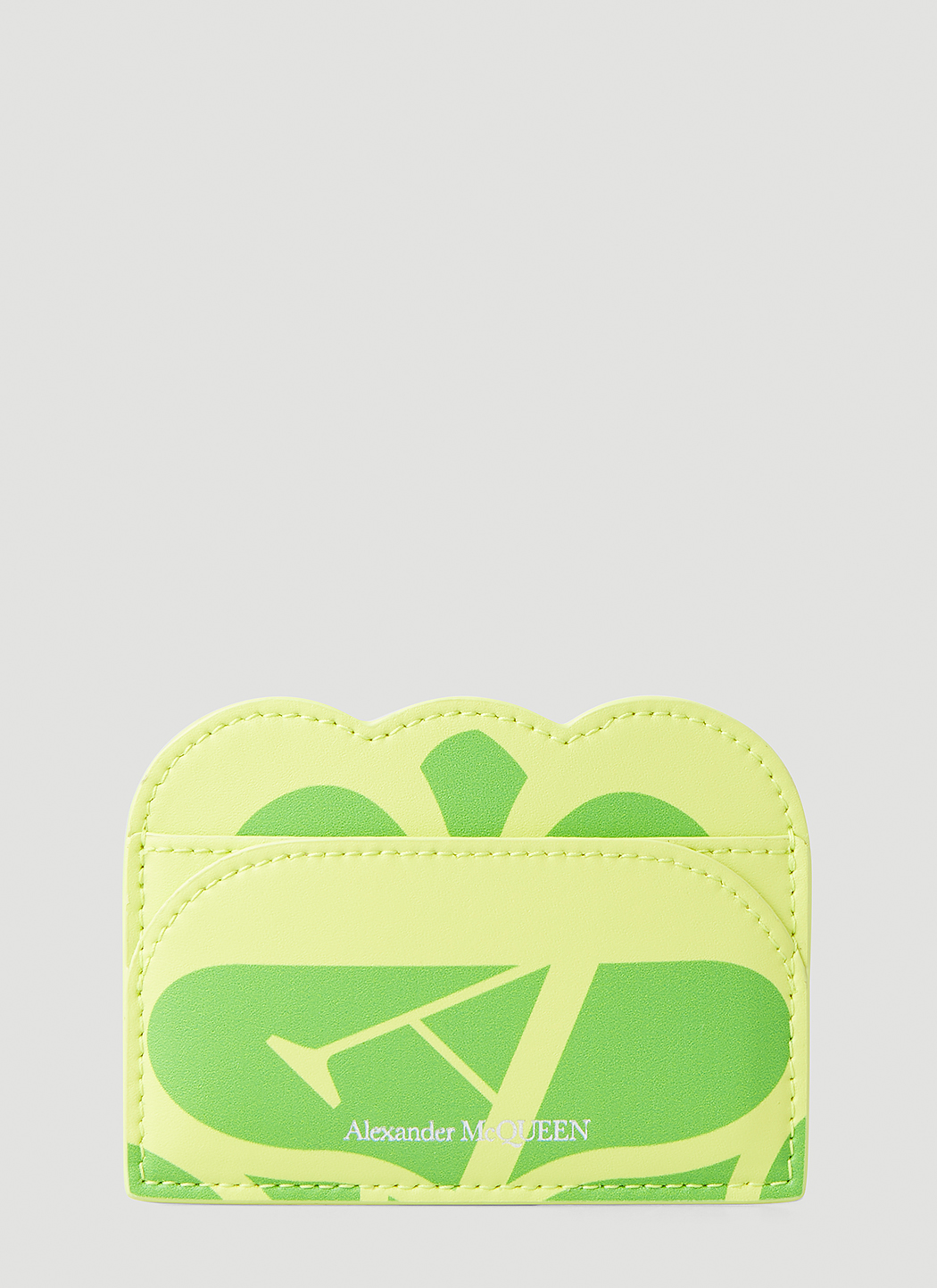 Logo-Print Leather Cardholder