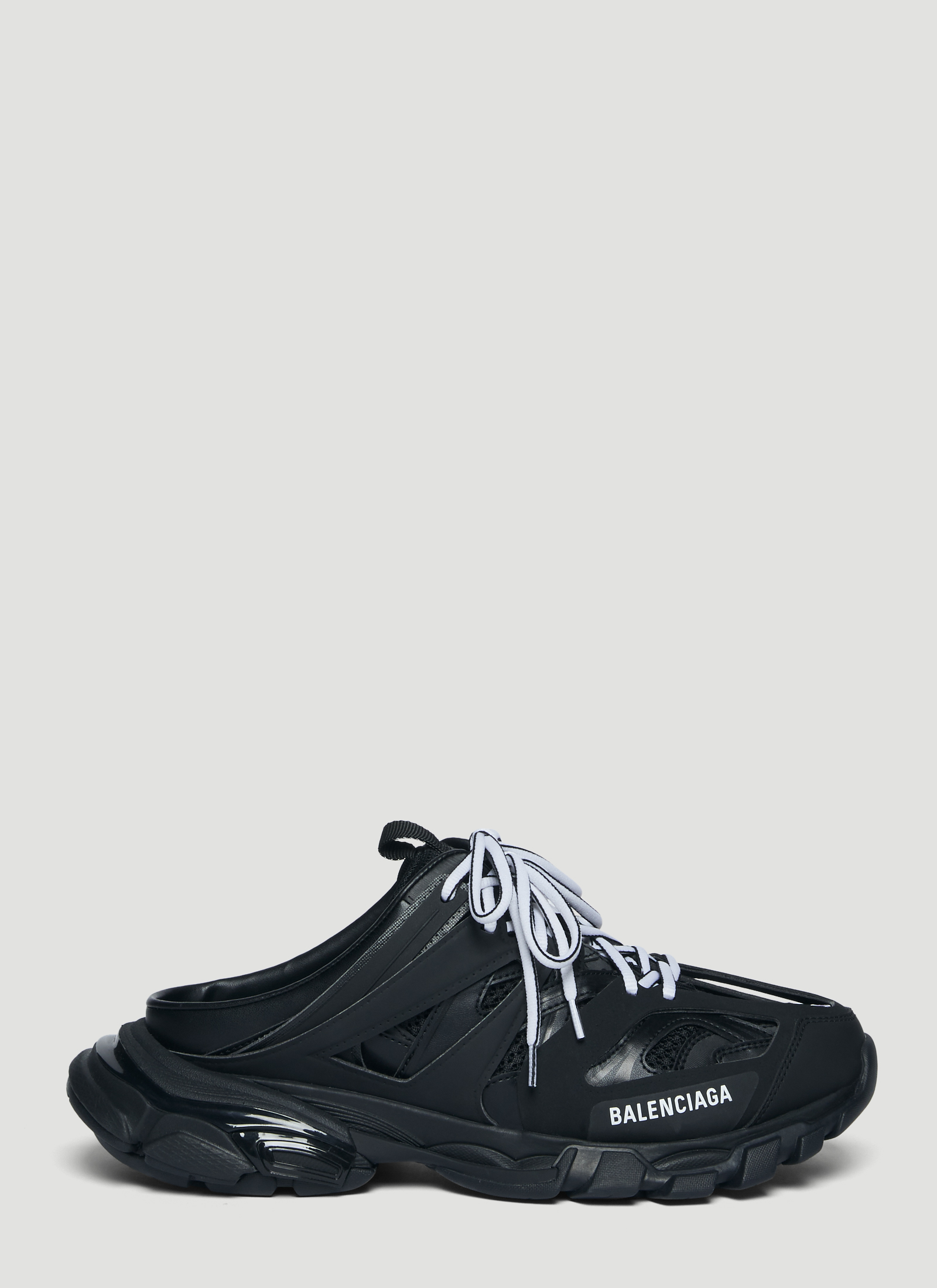 Balenciaga Men's Track Hike Slip Ons in Black | LN-CC