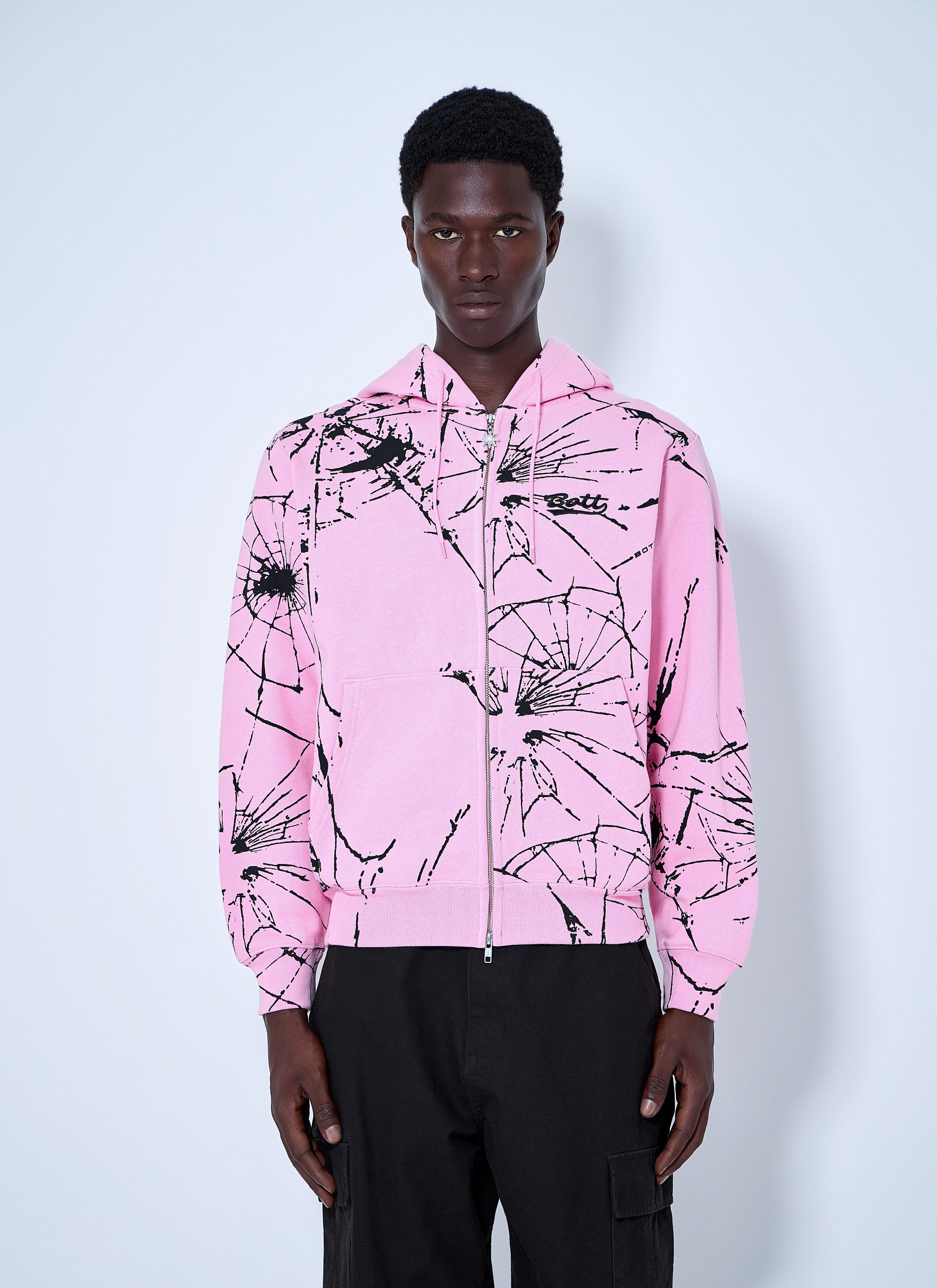 グッチ】BOTT SHATTERED ZIP HOODIE PINK Bott Men's' Shattered Zip Hoodie in Pink | LN-CC®