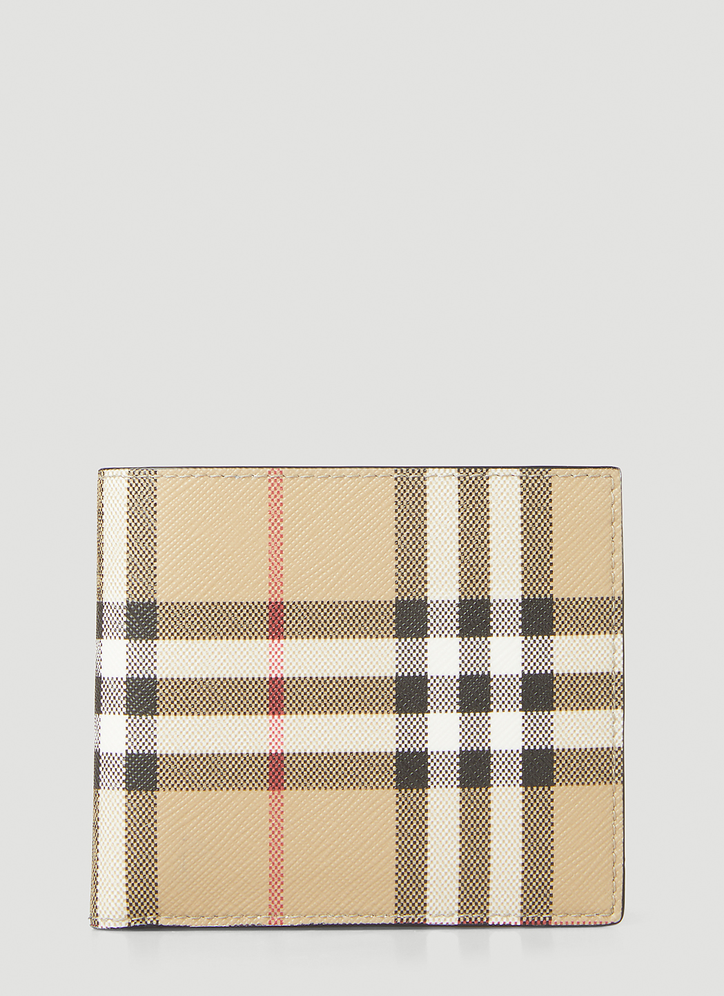 Checked Bifold Wallet