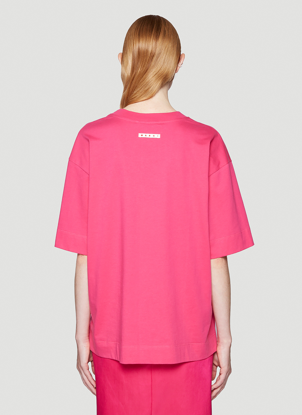 Marni Logo T-Shirt in Pink | LN-CC