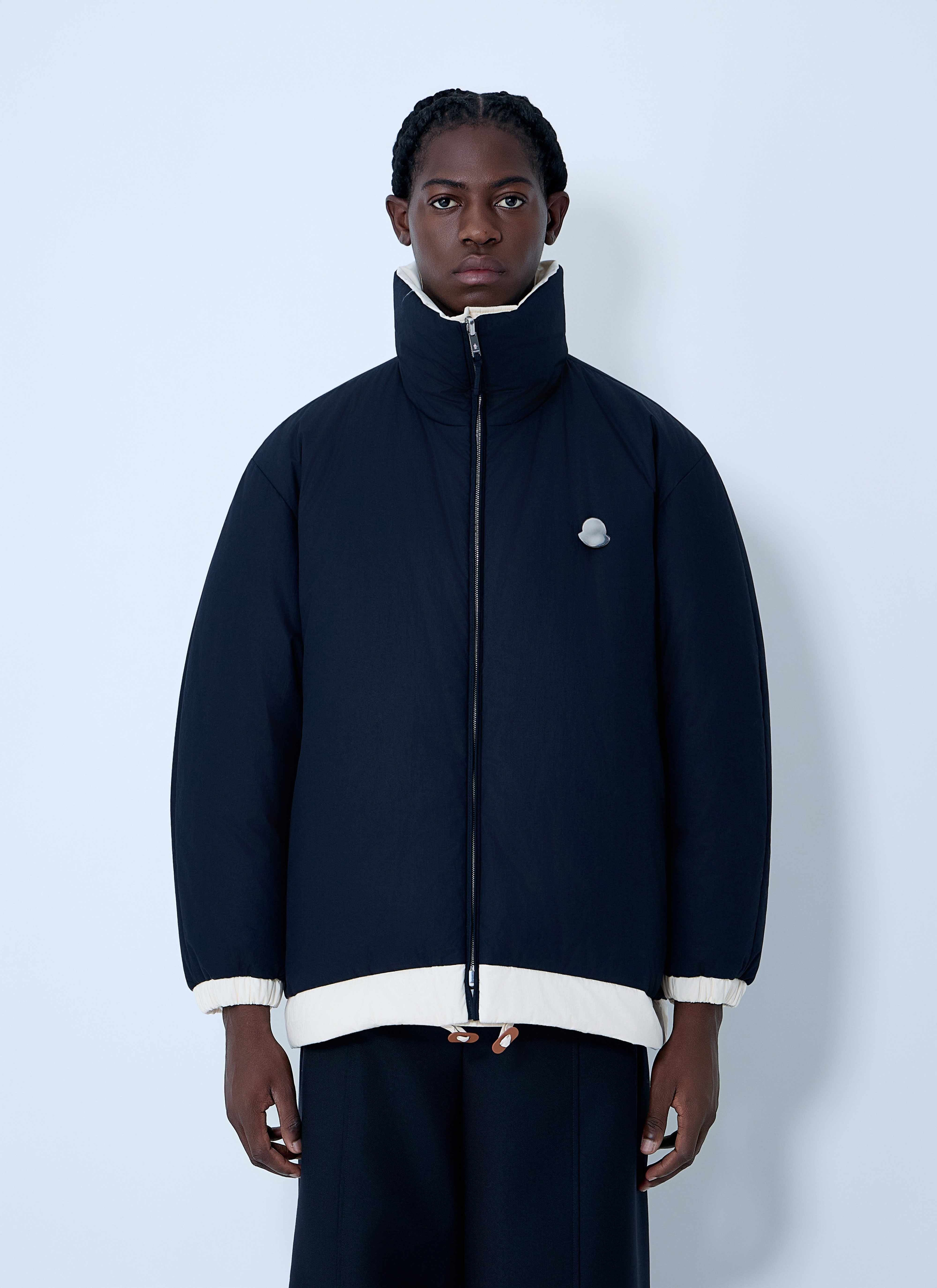 Moncler + Jil Sander メンズ ショートダウンジャケット の ブラック