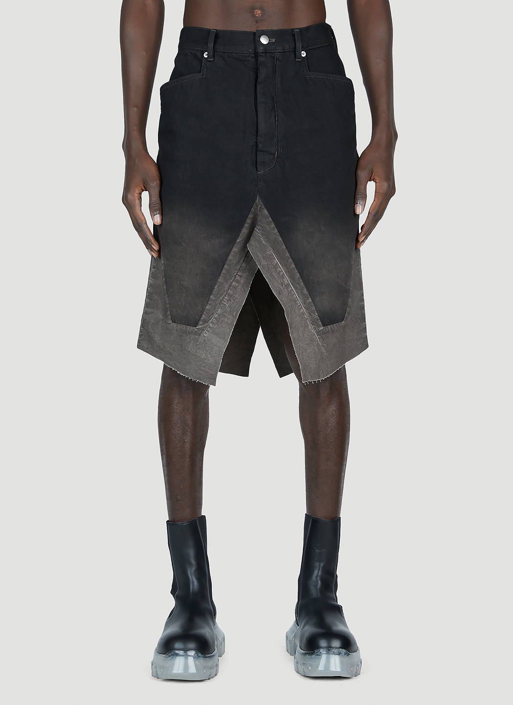 rick owens 23aw sliverd skirt