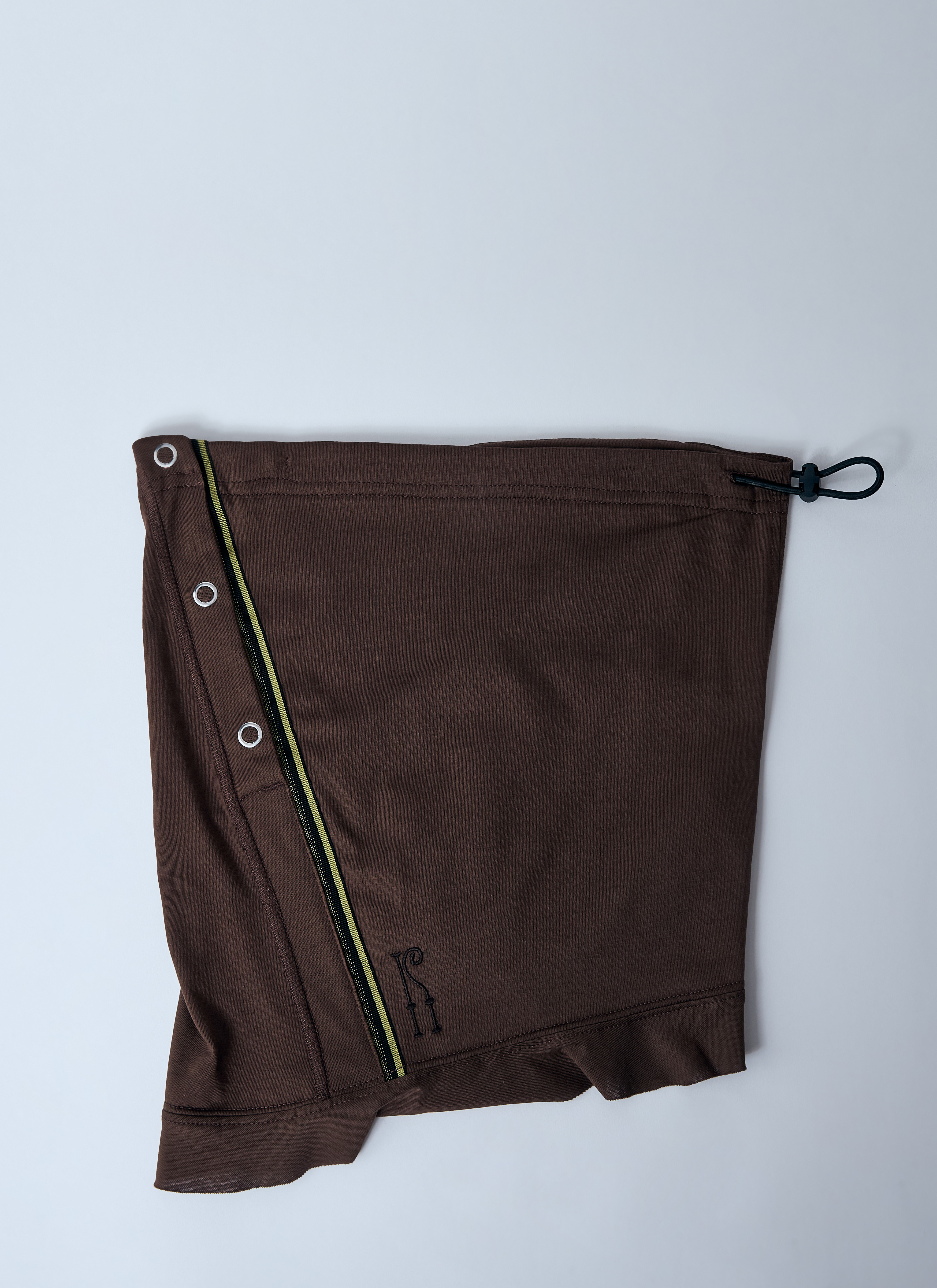 Kiko Kostadinov Men's' Alec K-Dart Gaiter Scarf in Brown | LN-CC®