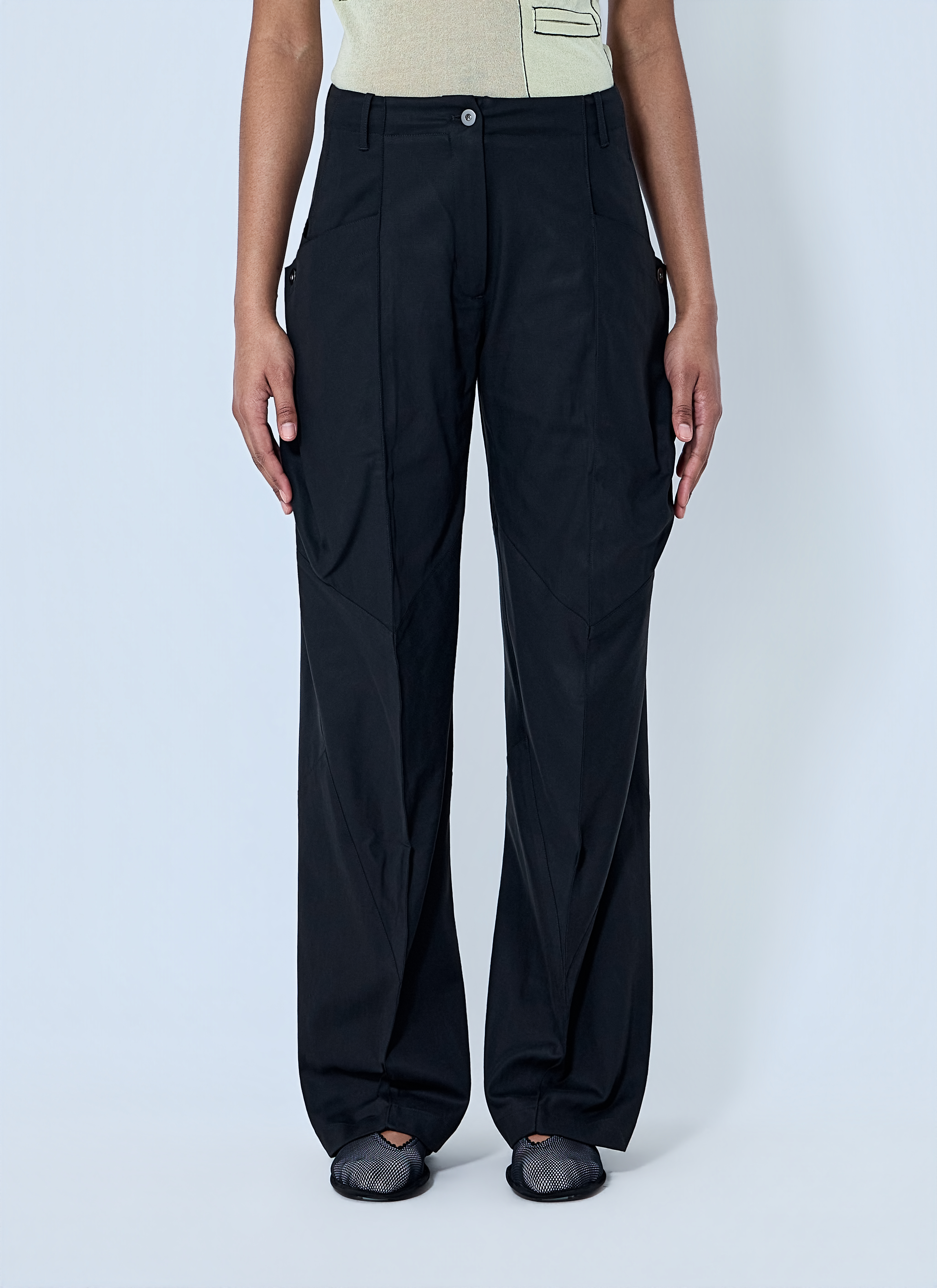 Kiko Kostadinov Women's' Centennial Trousers in Black | LN-CC®