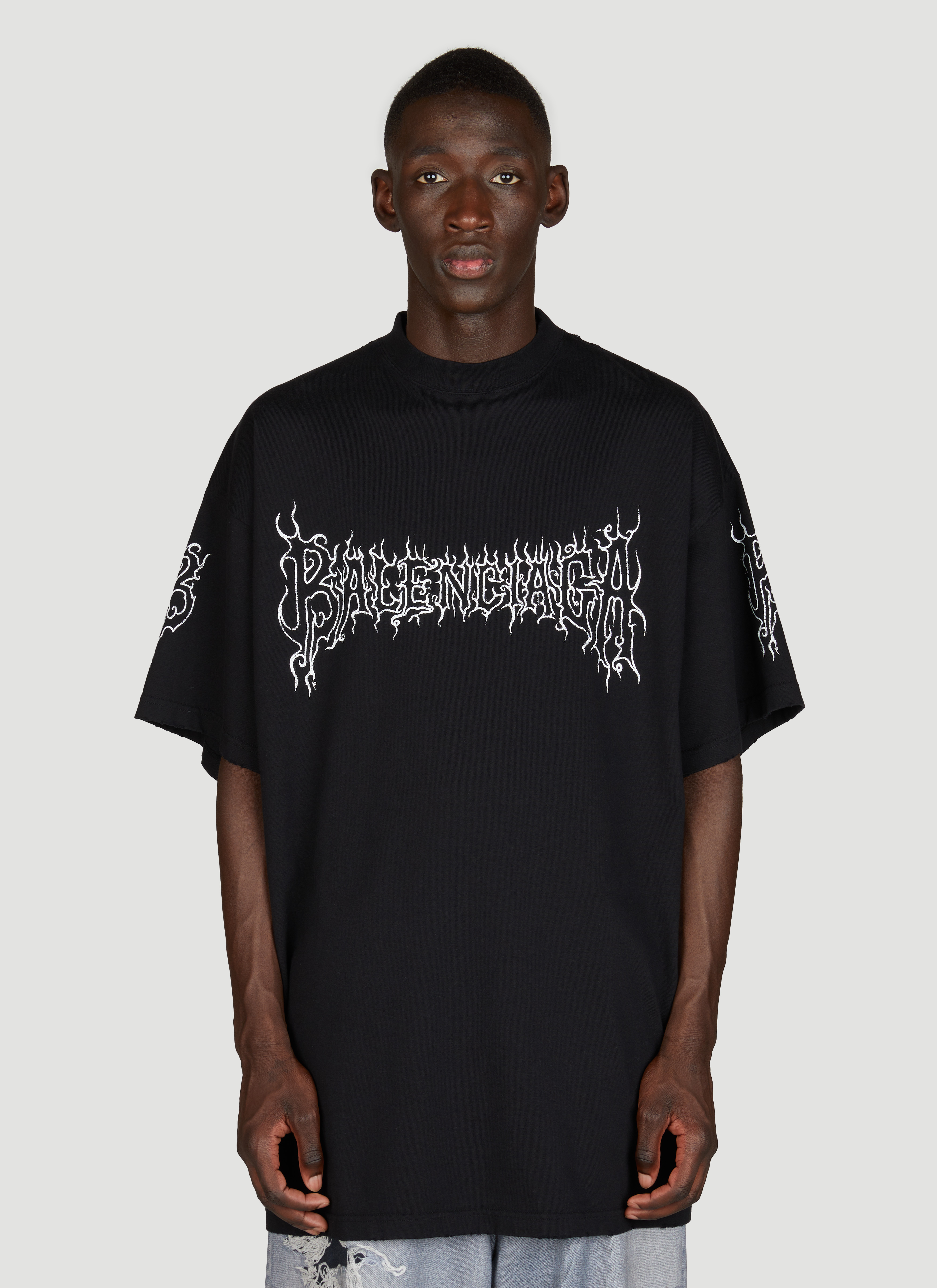 Balenciaga レディース ダークウェーブ ラージフィットTシャツ