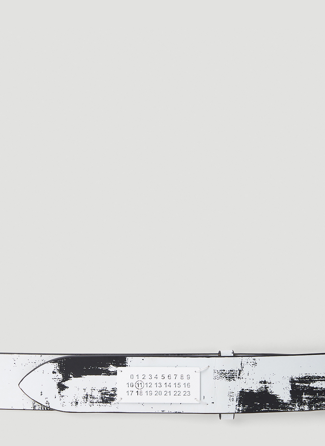 Distressed Logo Patch Belt