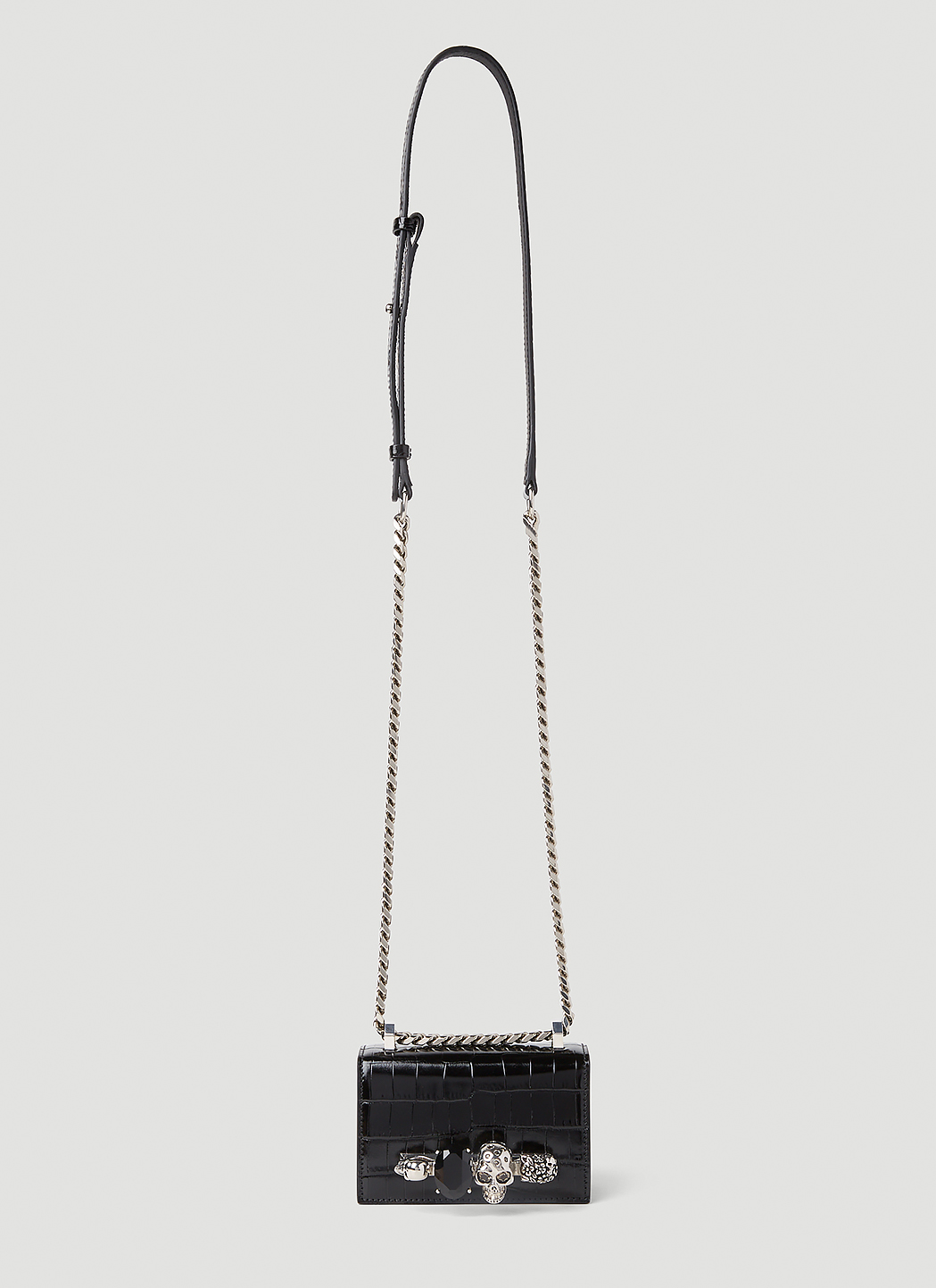 Jewelled Satchel Micro Shoulder Bag