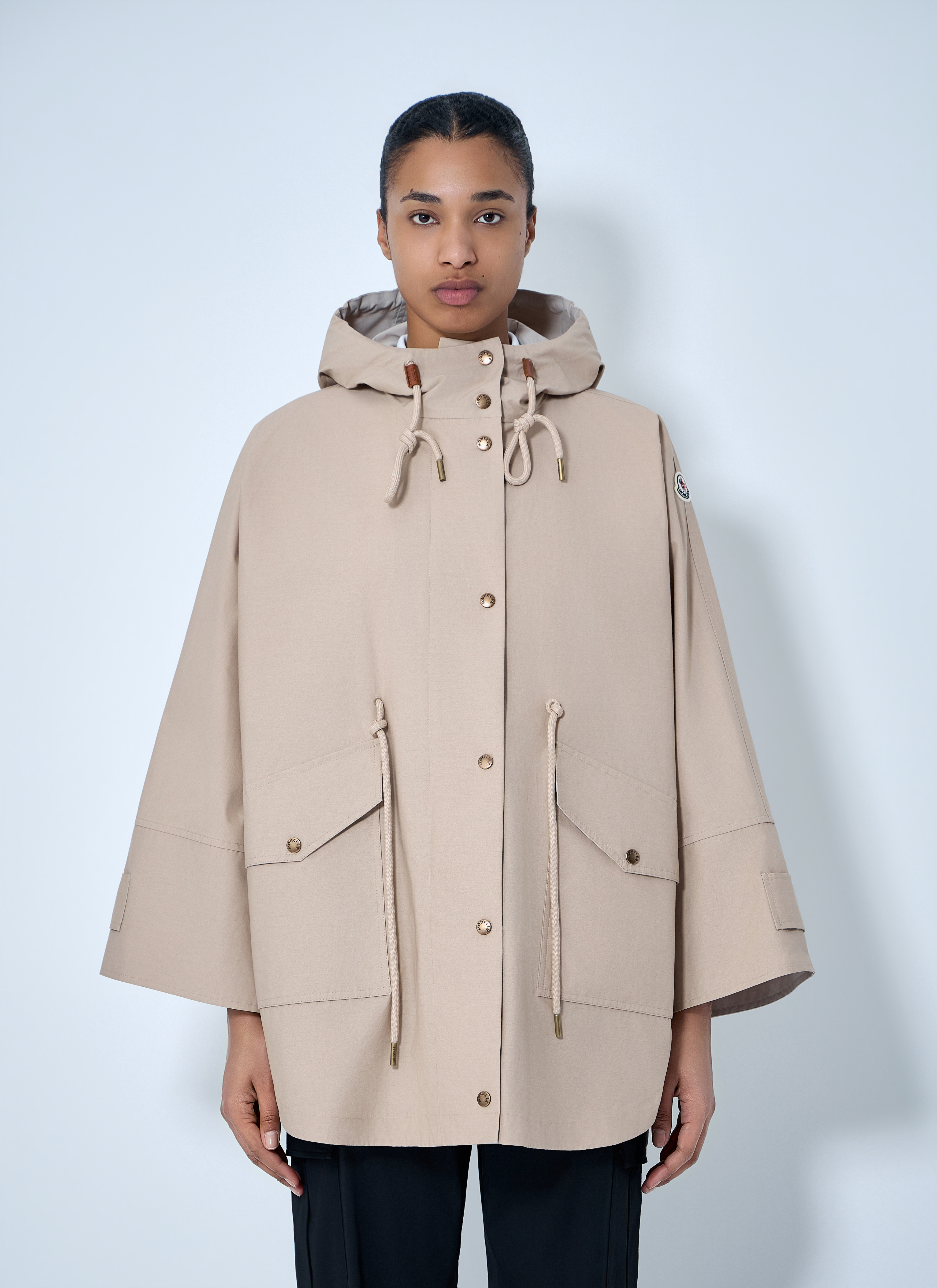 Moncler Women's' Brunnera Long Parka in Beige | LN-CC®
