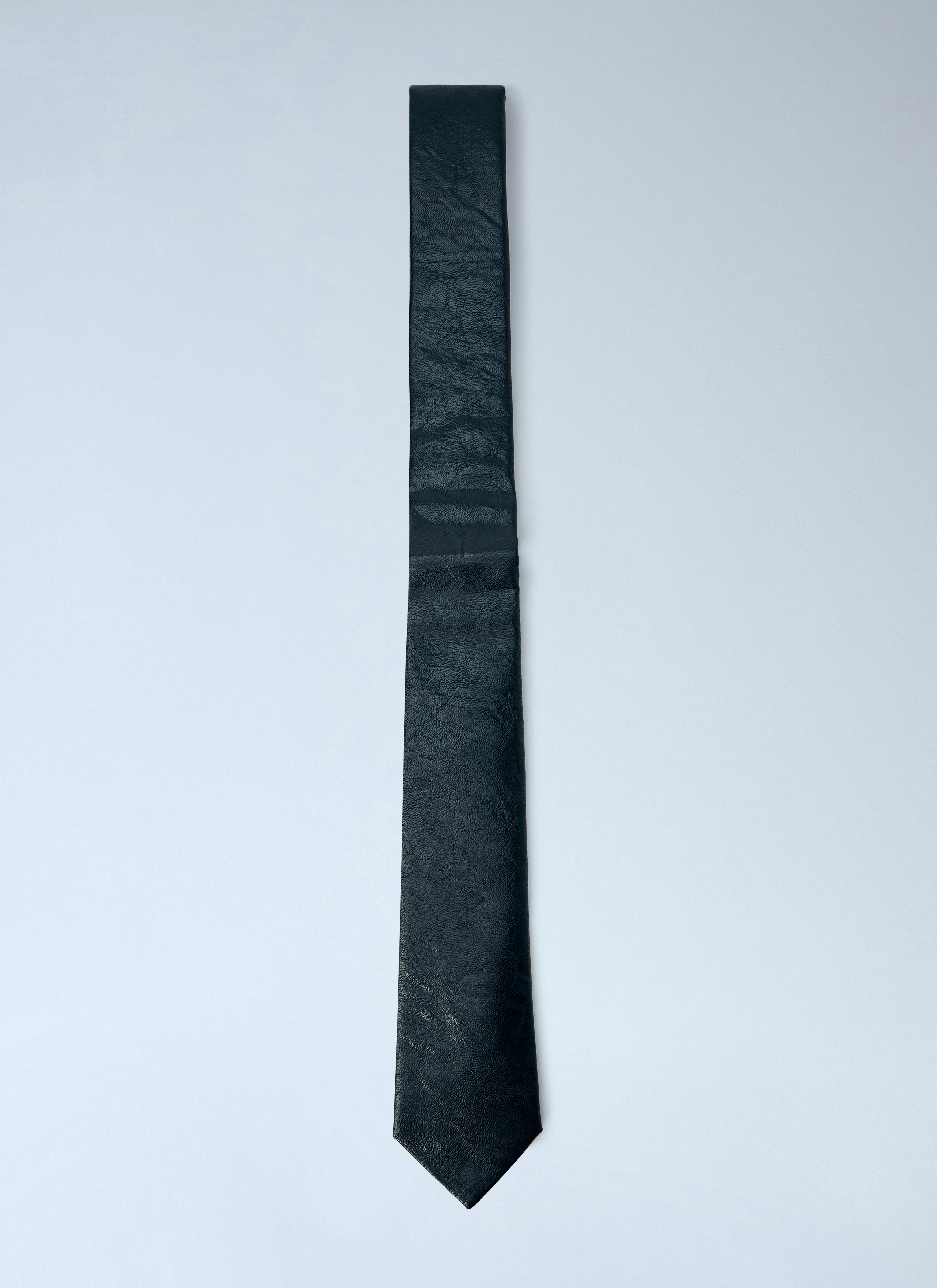 Our Legacy Men's' Faux Leather Tie in Black | LN-CC®