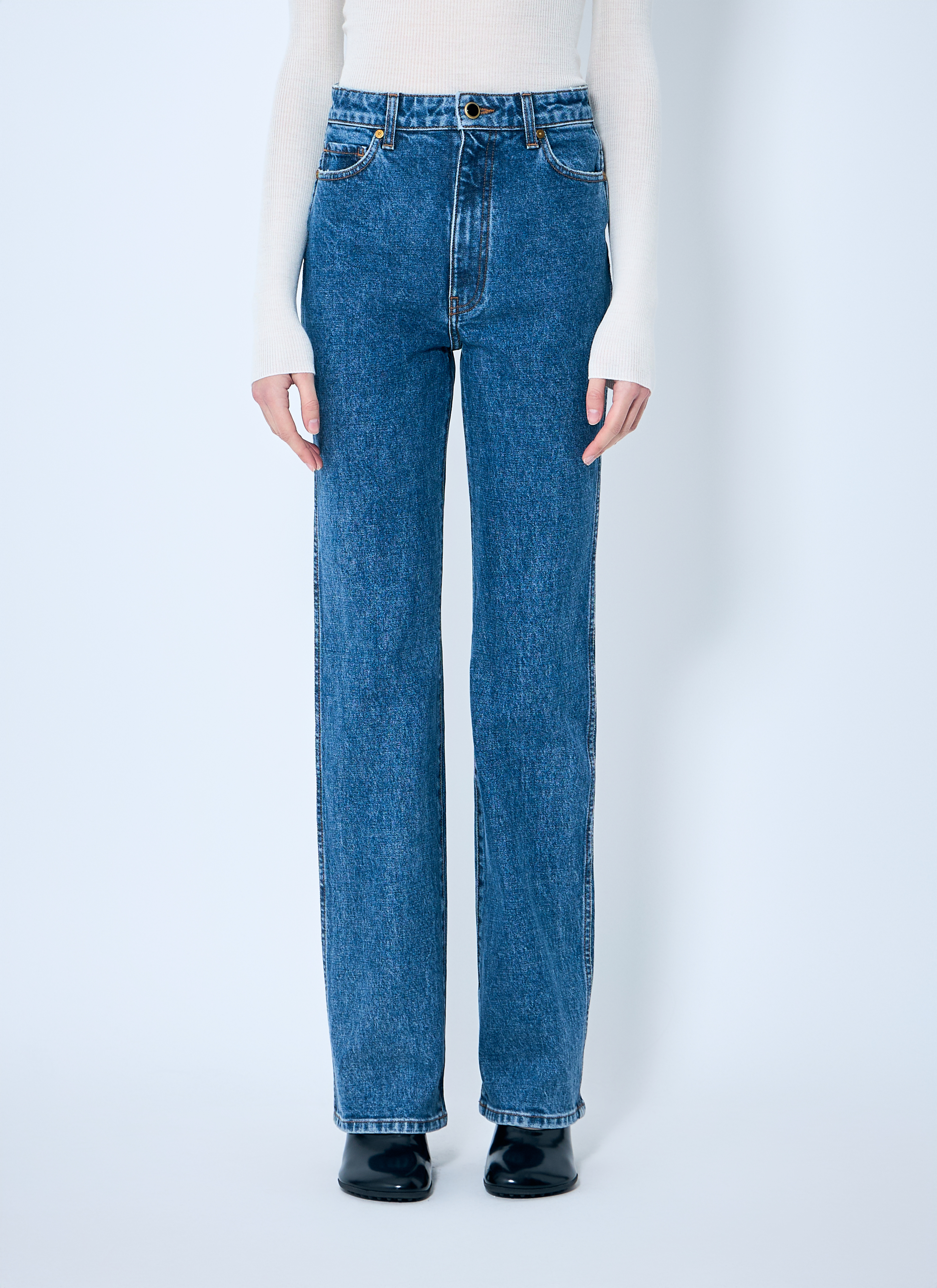 Khaite Donna Blu - Danielle Jeans, E, Size: 28 - Immagine 4