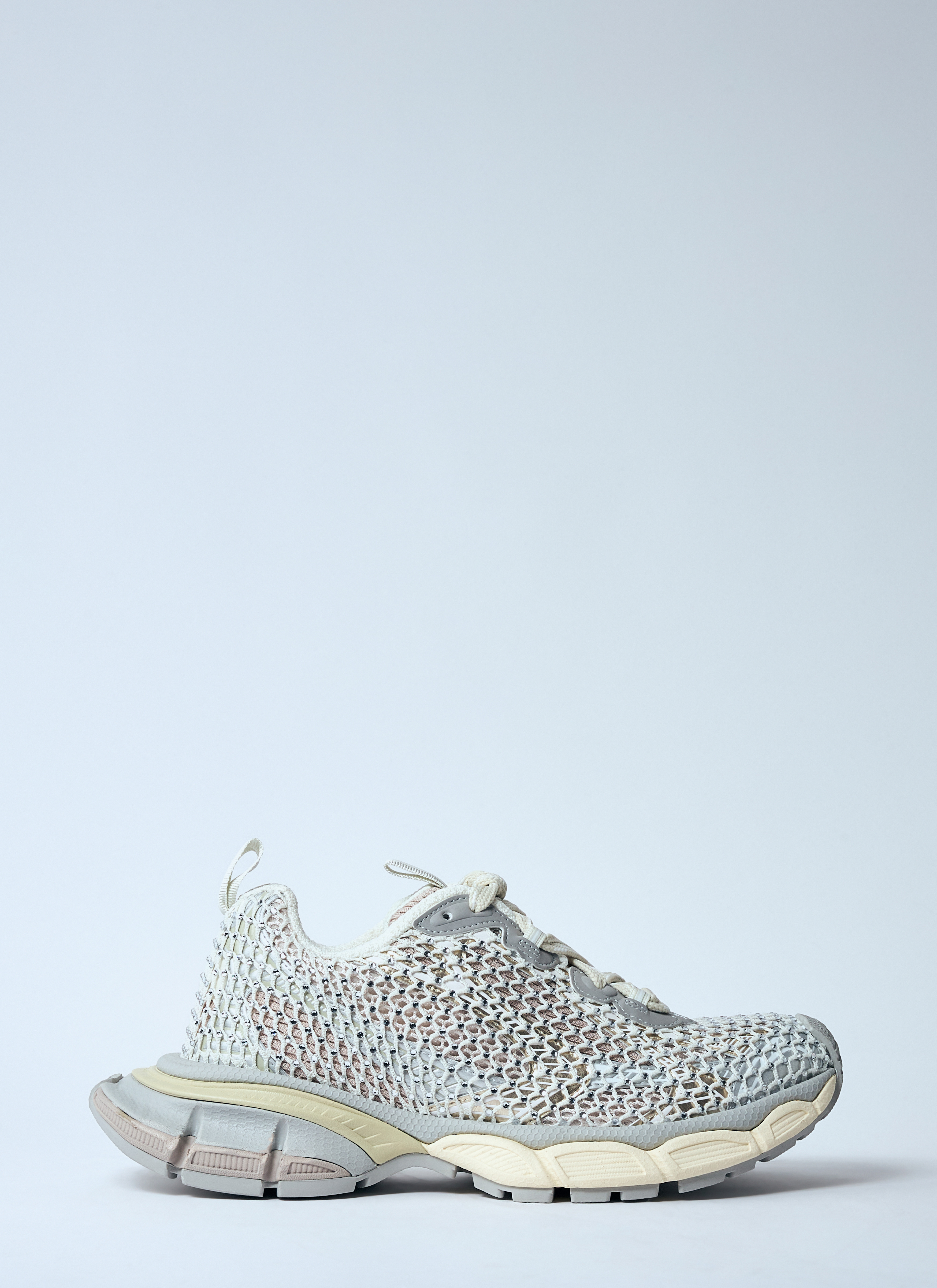 送料込+BALENCIAGA+3xl Fishnet スニーカー Balenciaga 3XL Fishnet embellished sneakers Balenciaga