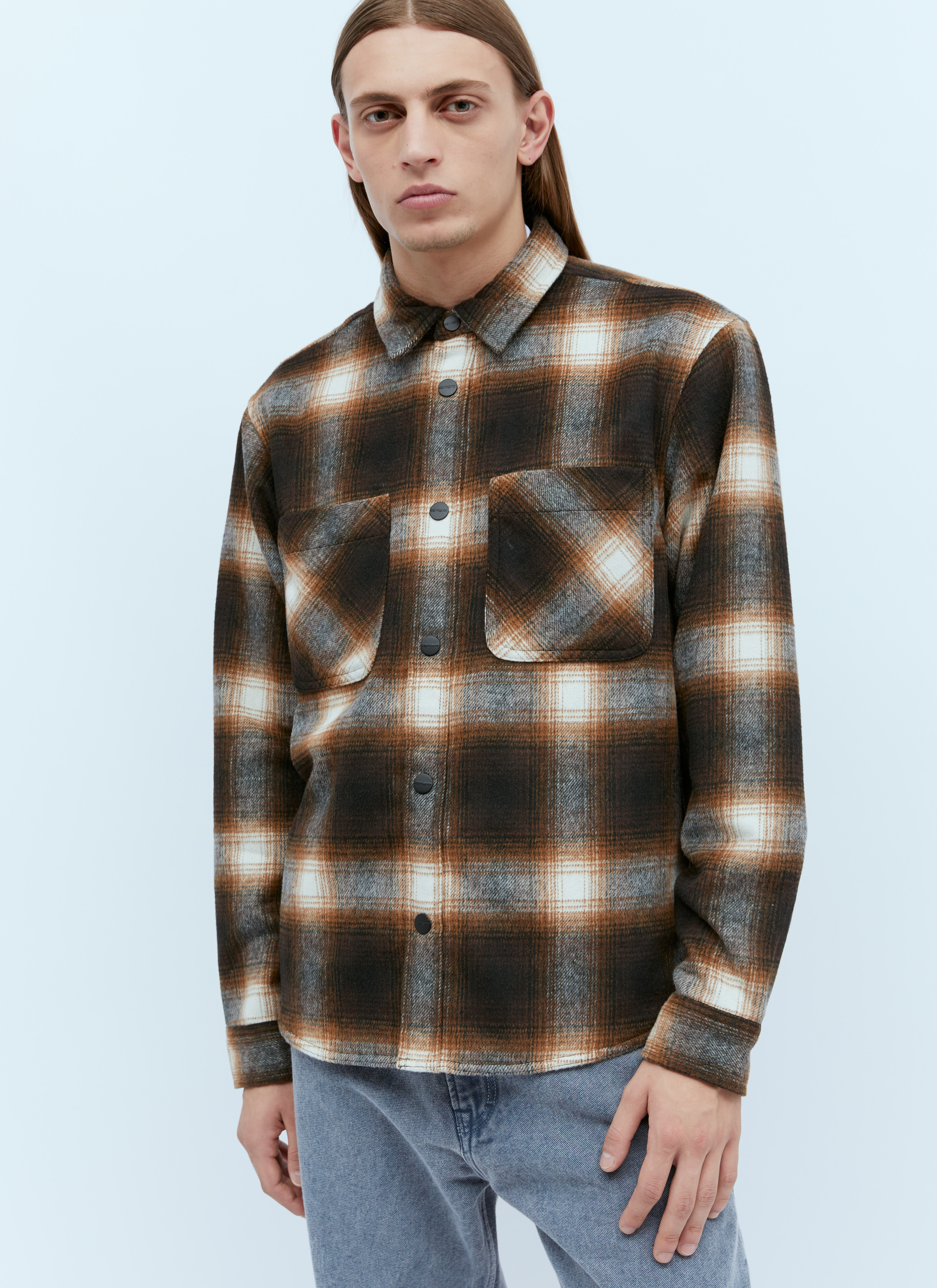Carhartt WIP Men's' Moreau Jac Shirt in Brown | LN-CC®