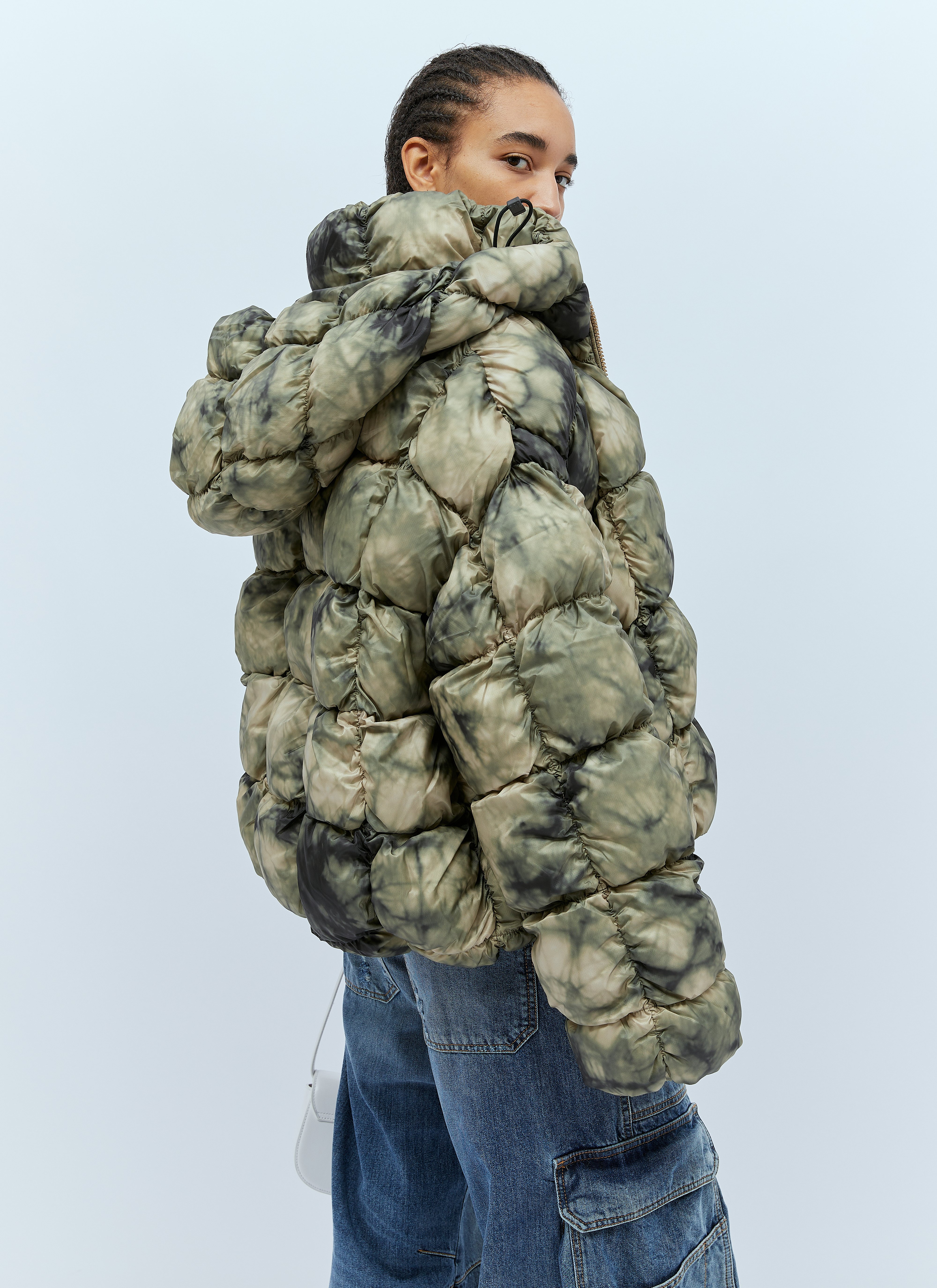 Diesel W-Ralle Padded Coat in Green für Damen | LN-CC®