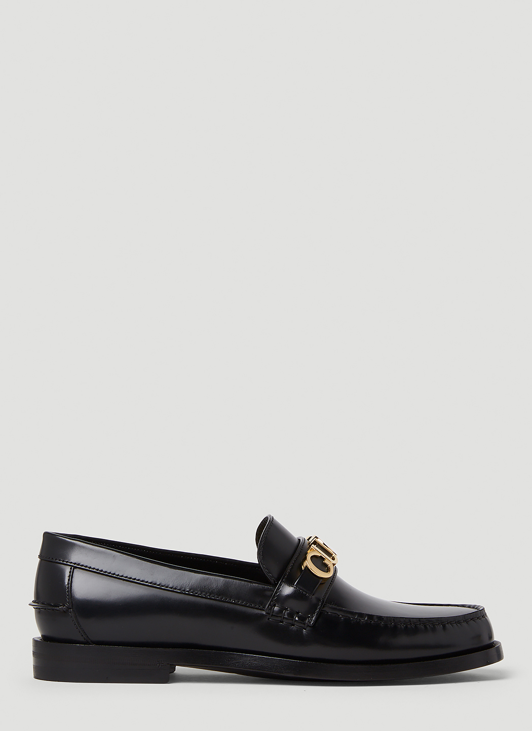 Logo Plaque Loafers