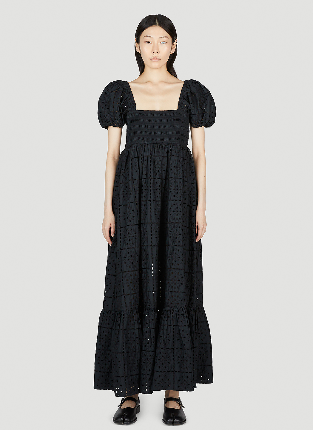 Broderie Anglaise Maxi Dress