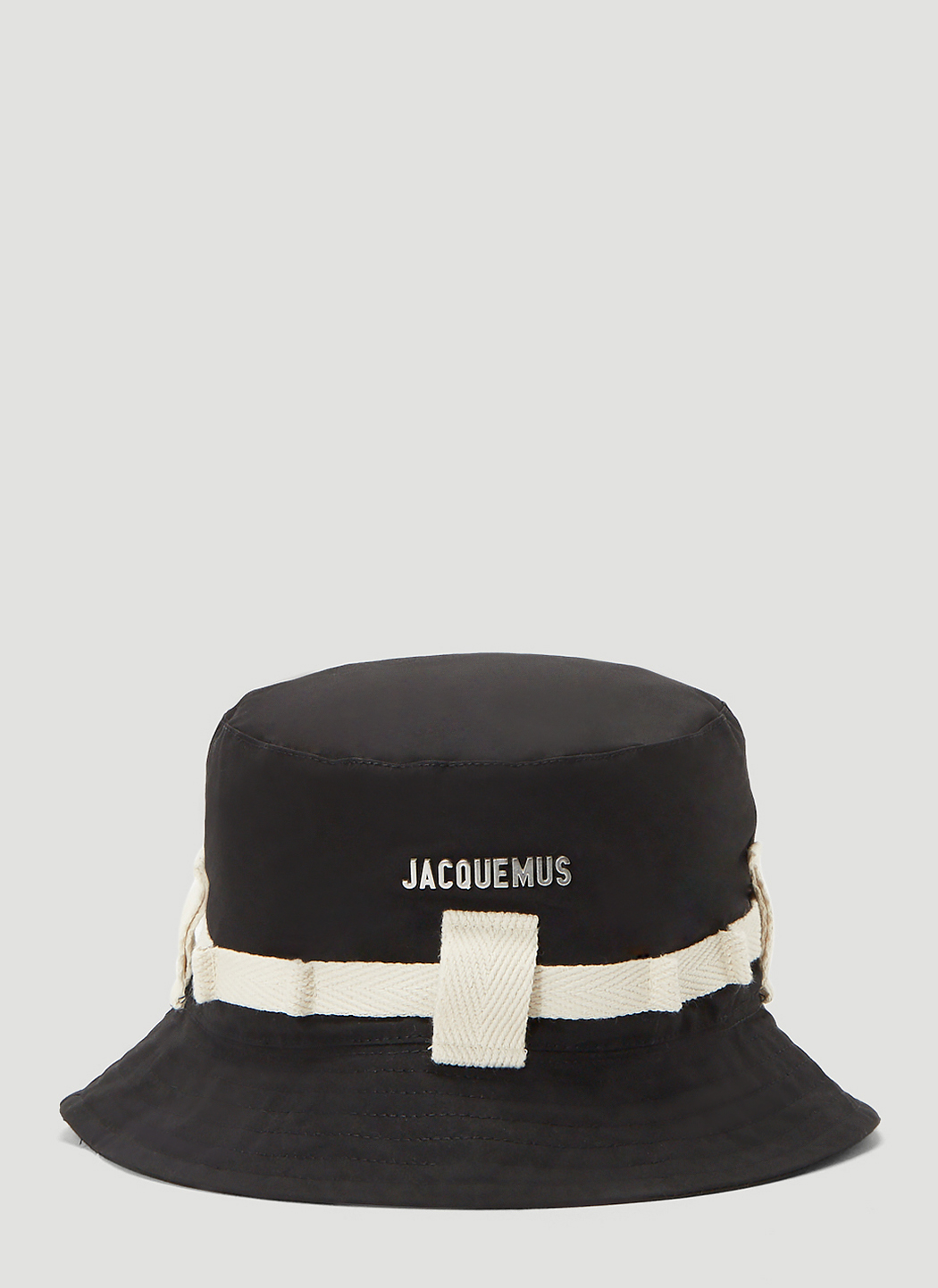 Jacquemus Men's Le Bob Grain Bucket Hat in Black LNCC
