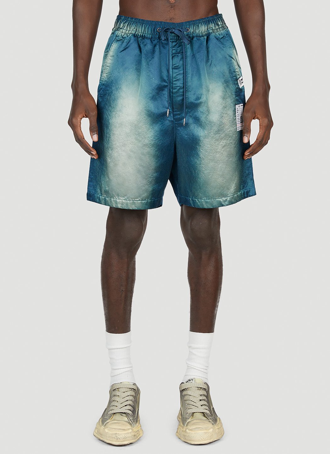Faded Satin Shorts