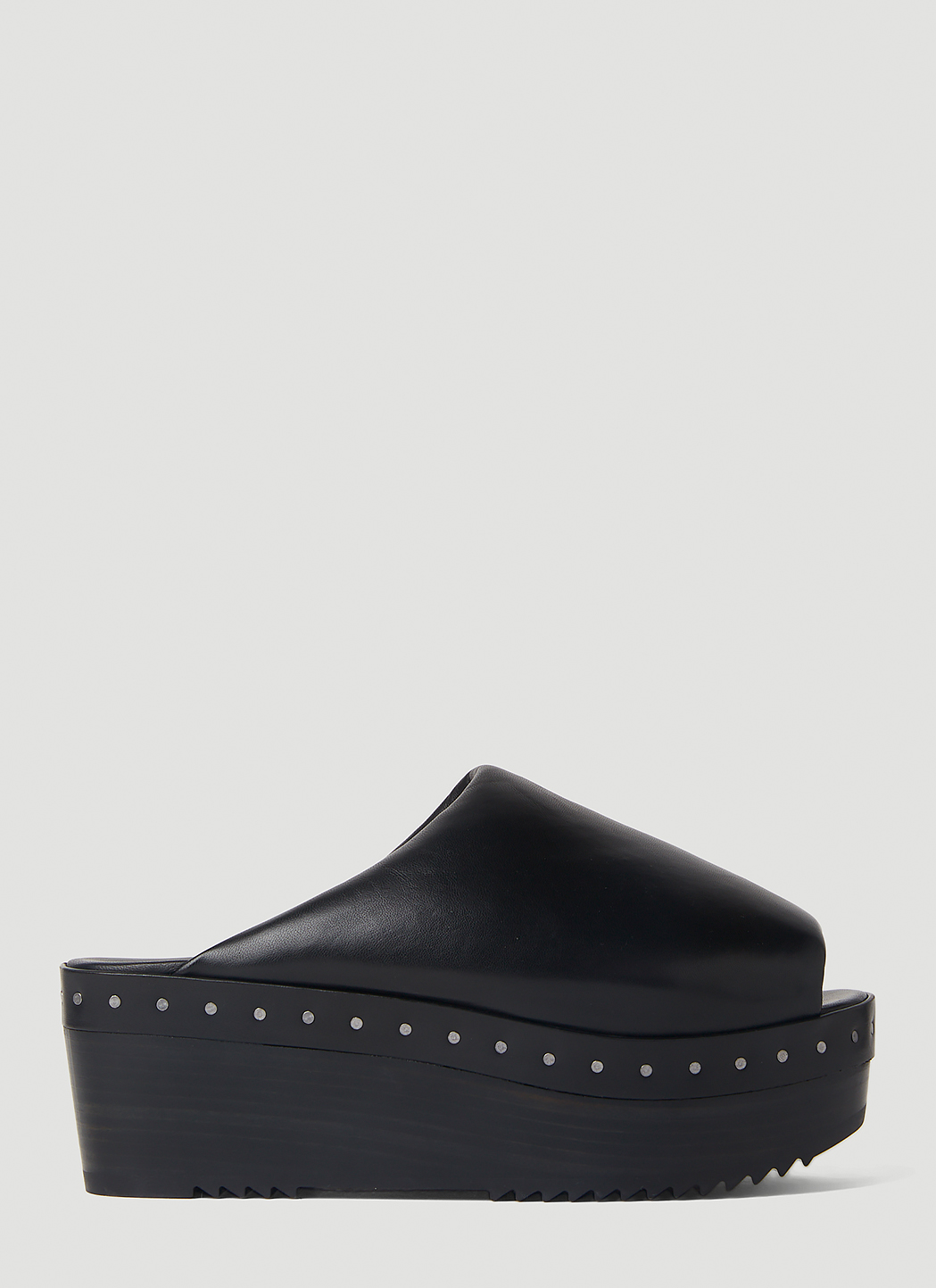 Platform Clog Mules