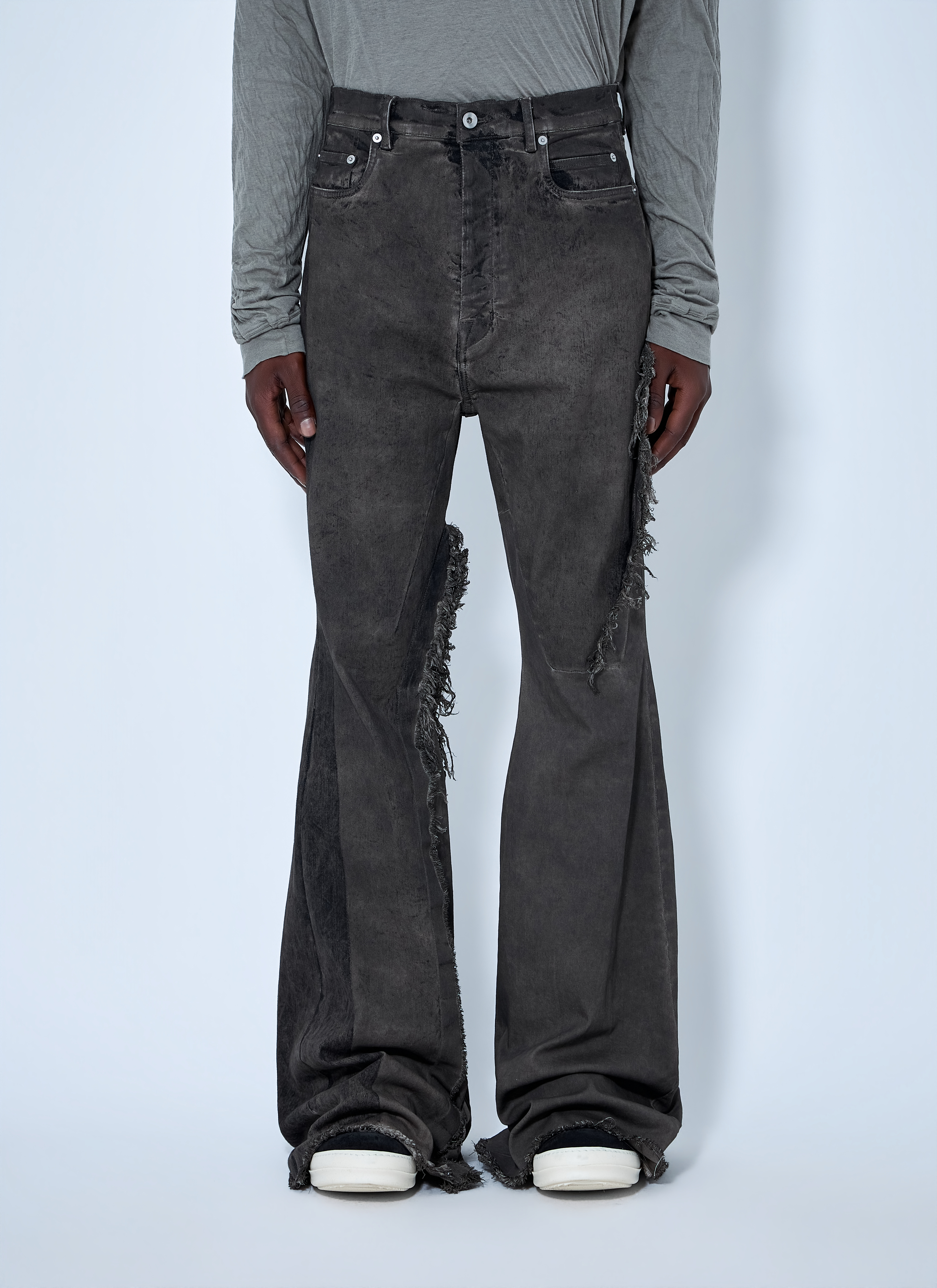 Rick Owens Uomo Grigio - Jeans Bootcut Bolan - Jeans - W36 - Immagine 3