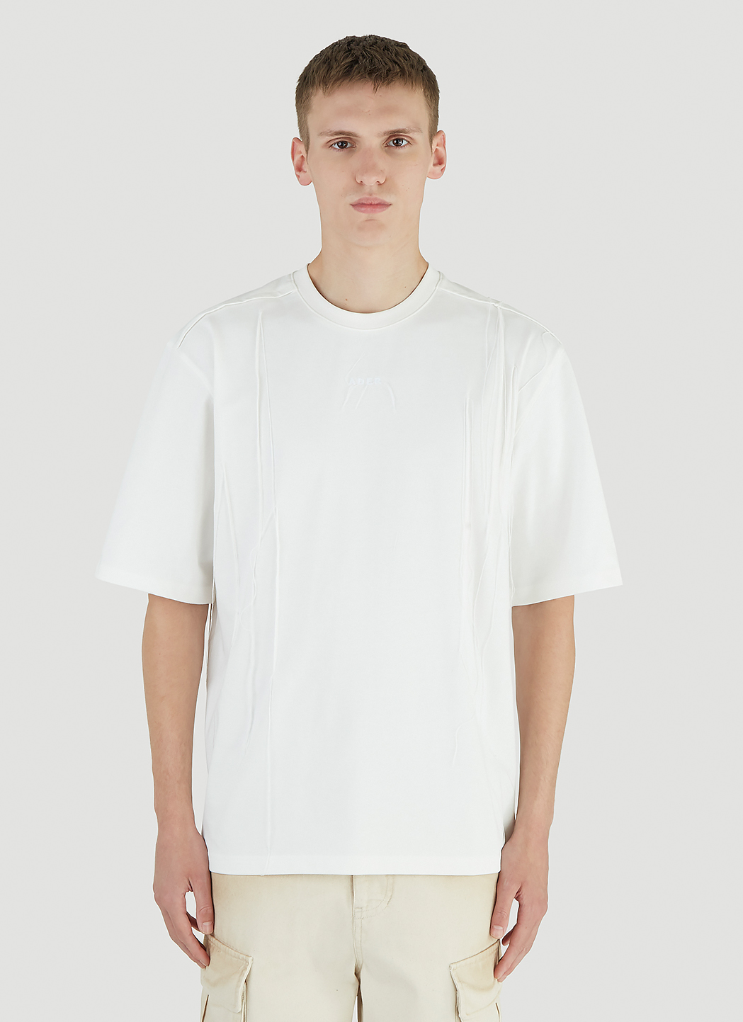 Ader Error Folded T-Shirt in White | LN-CC