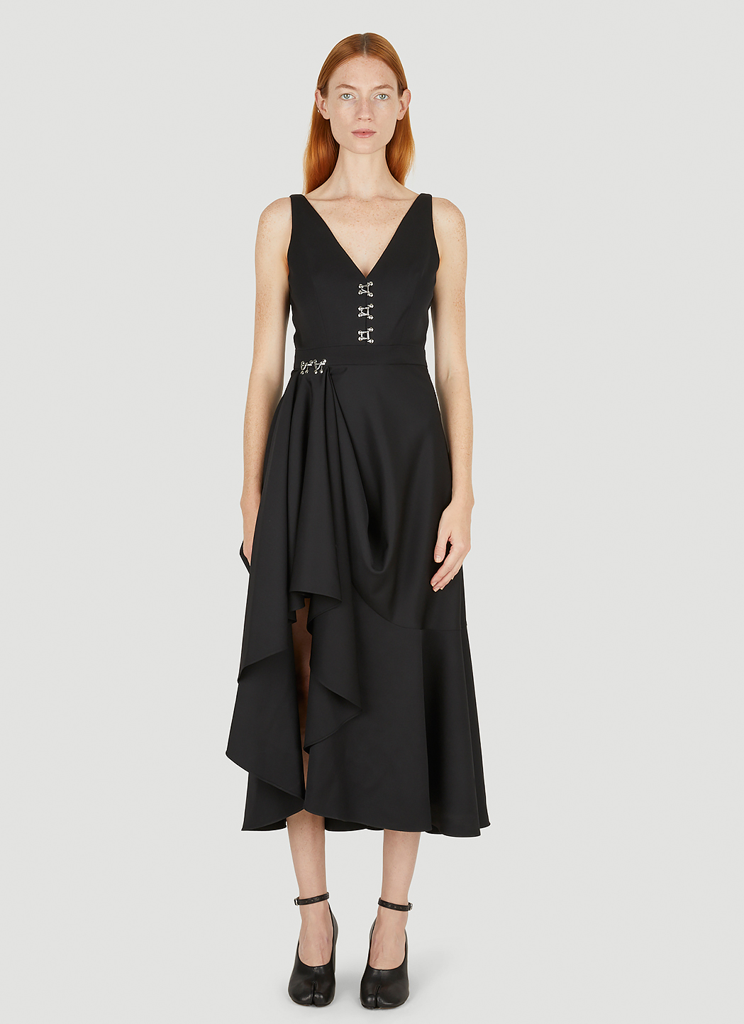Asymmetric Drape Dress