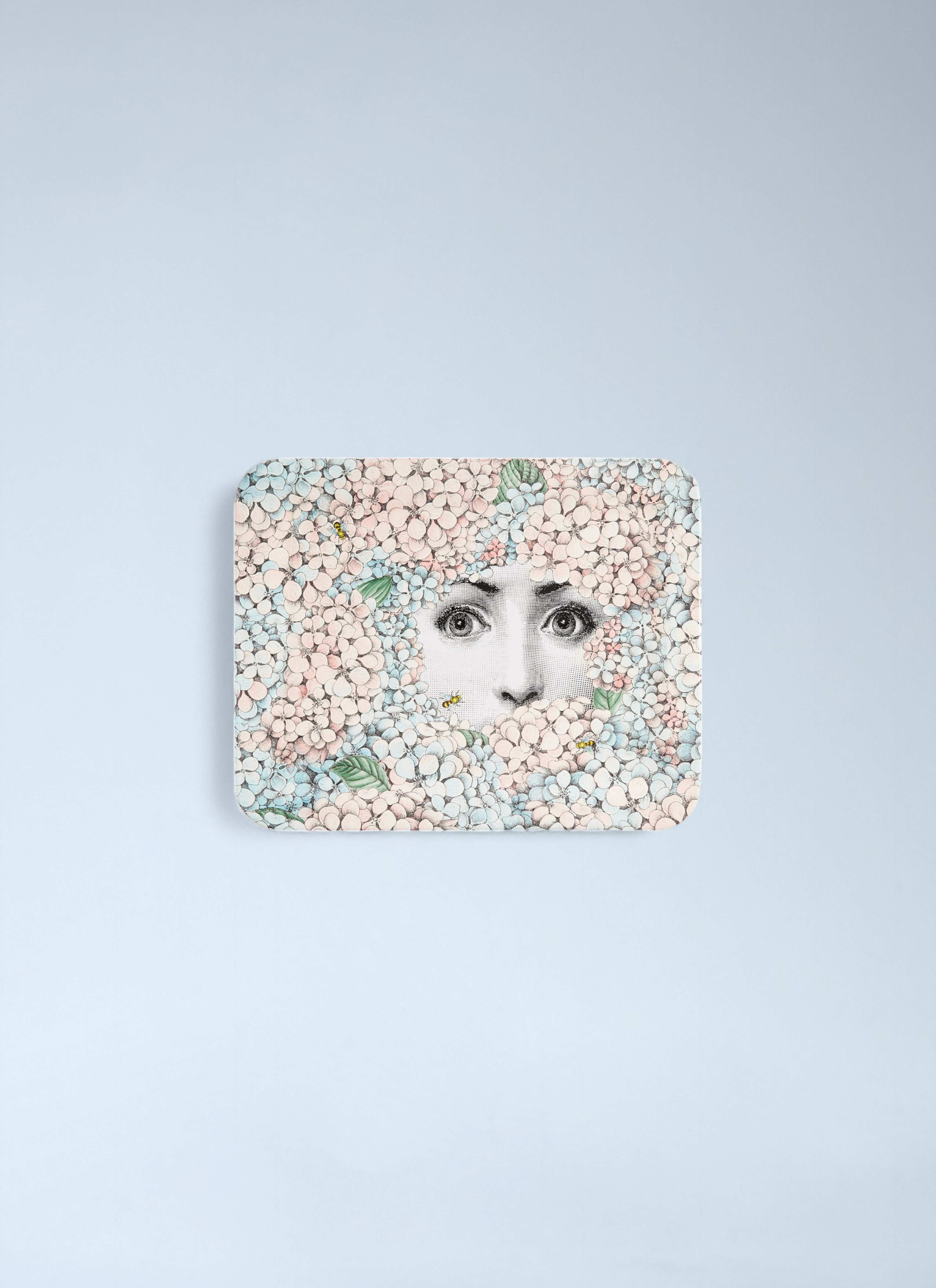 Fornasetti Unisex Multicolour Large Ortensia Tray - Kitchen One Size