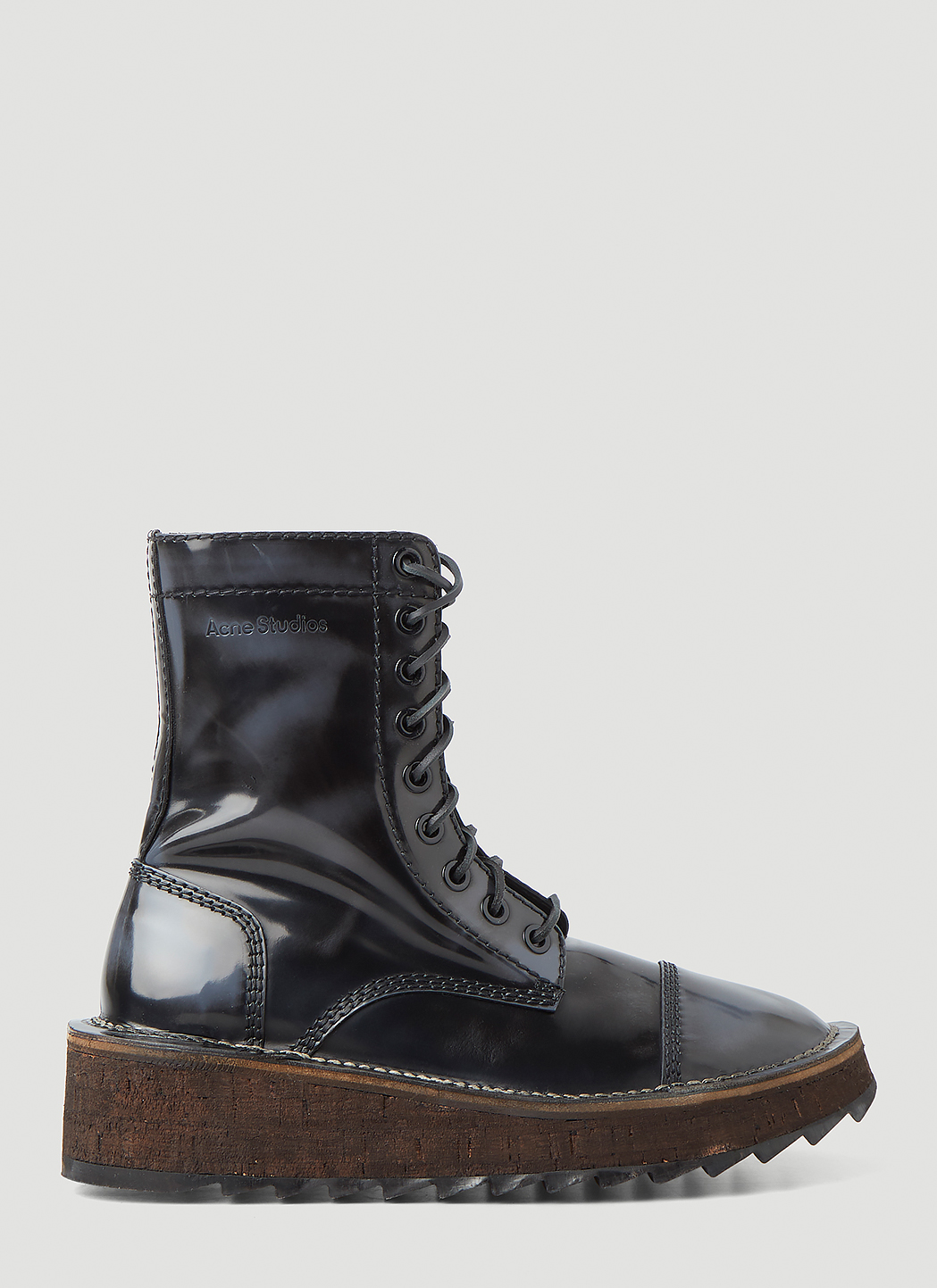 leje Effektivt aflevere Acne Studios Unisex Track Sole Boots in Black | LN-CC®