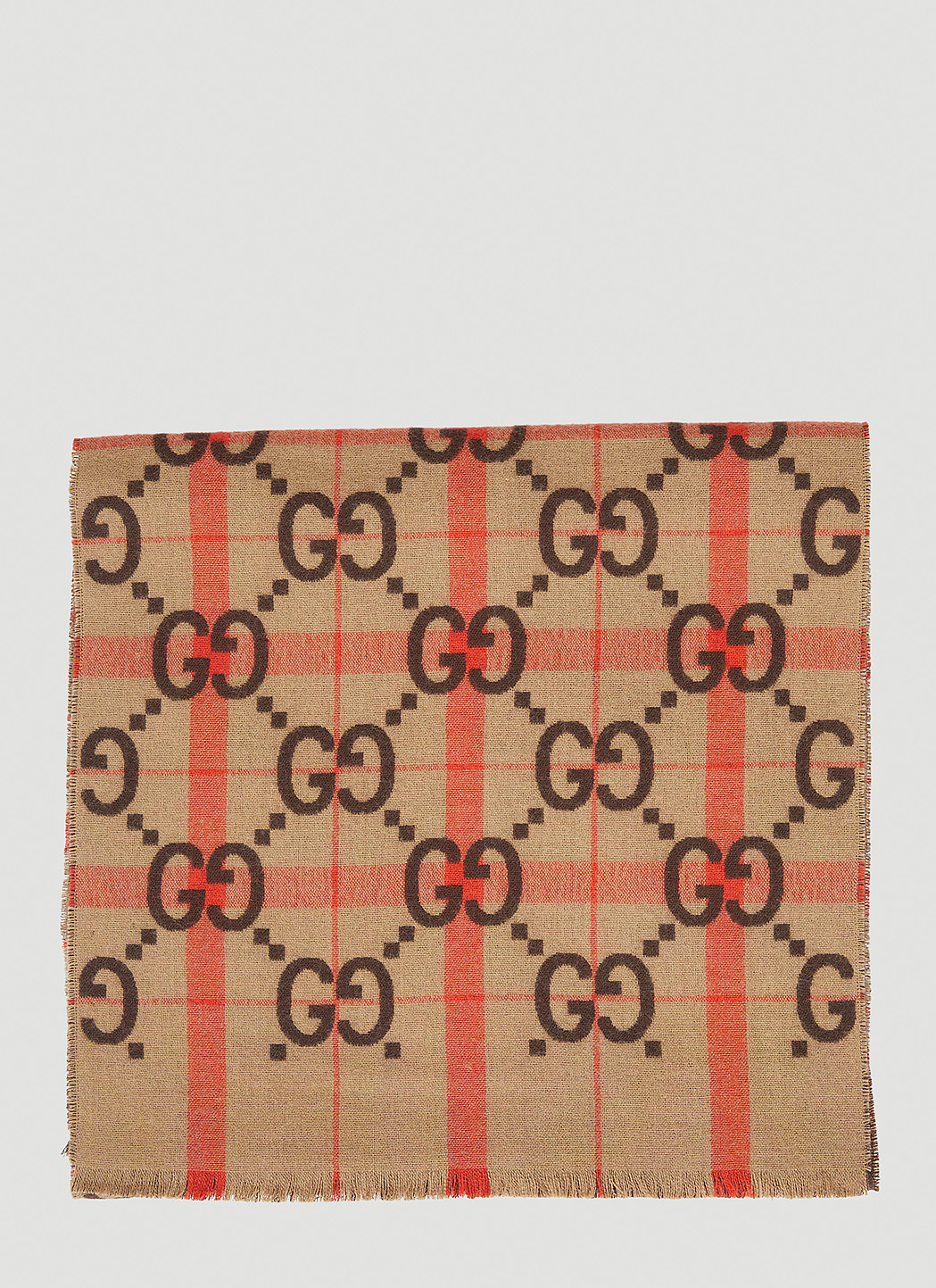GG Check Scarf