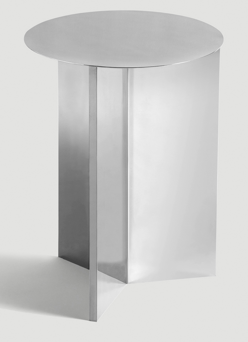 Hay Unisex Silver High Mirrored Slit Table - Mirrors One Size