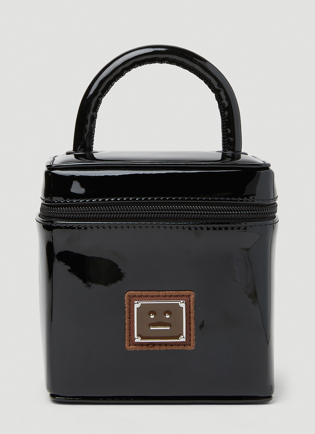 Acne Studios Face Plaque Vanity Case in Black | LN-CC