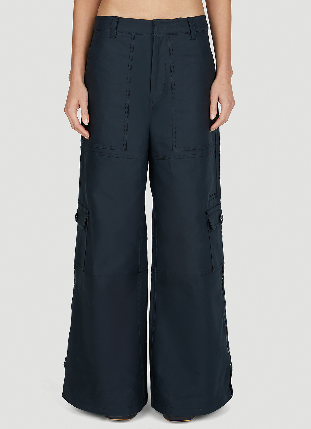 Wide Leg Cargo Pants