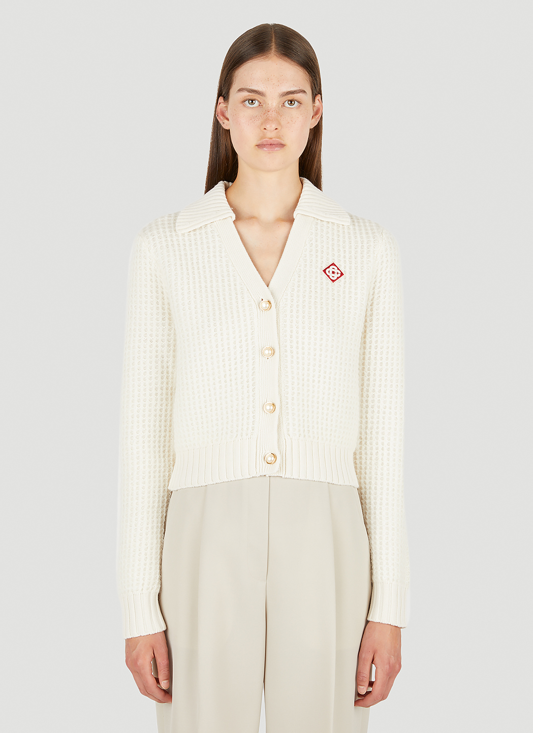 Waffle Knit Cardigan