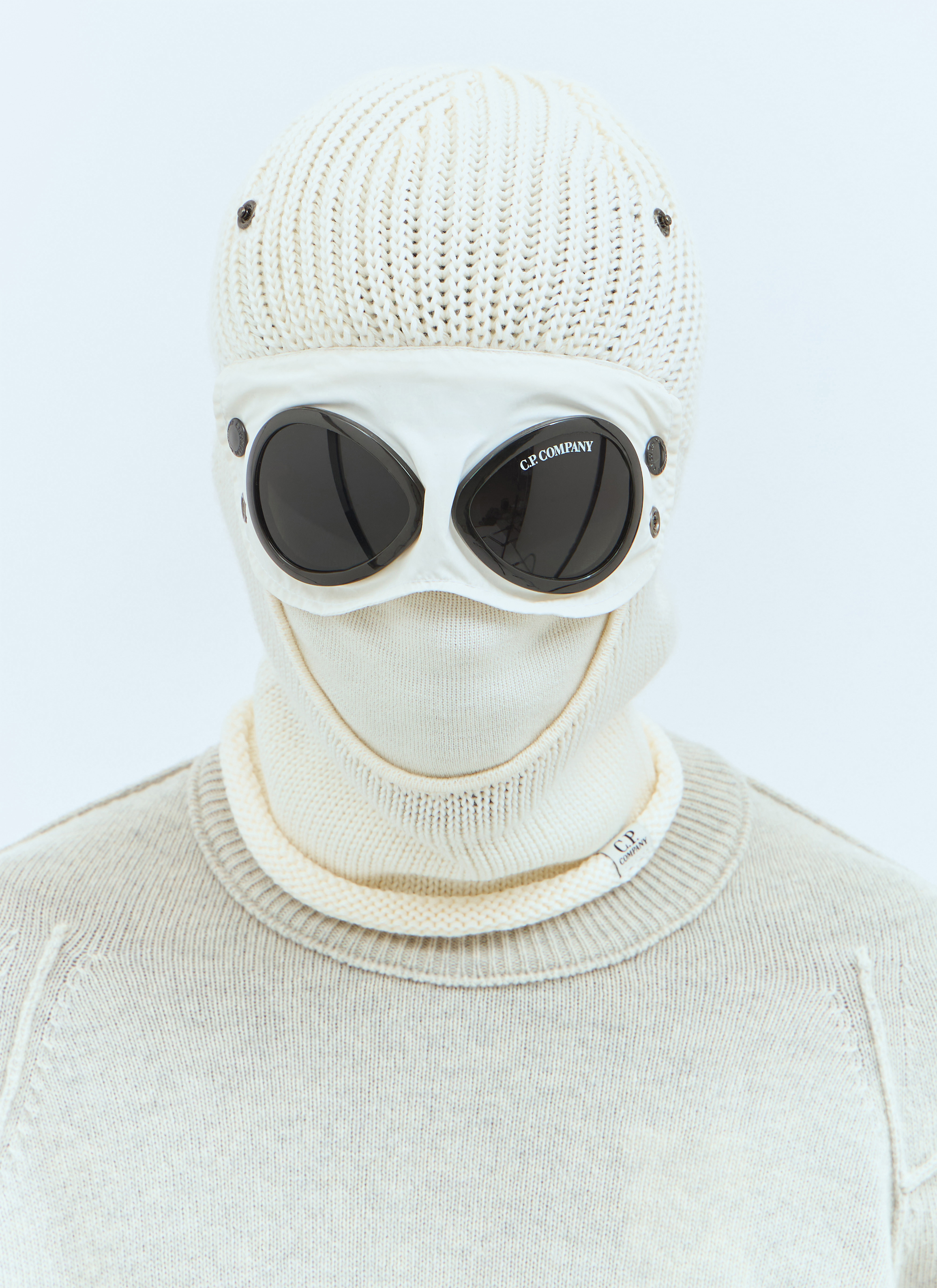 C.P. Company Men's' Ski Mask in Cream | LN-CC®