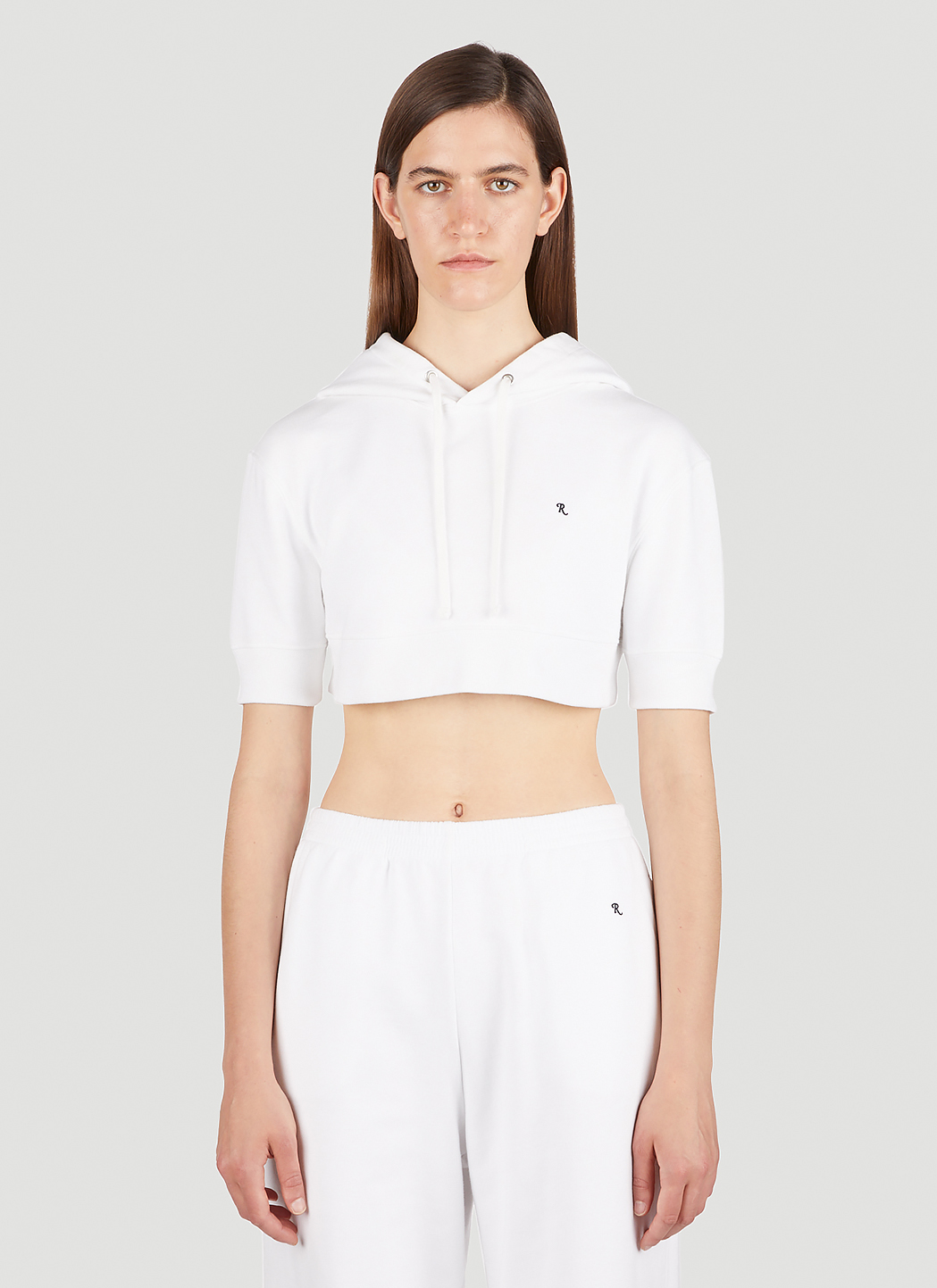Cropped Hooded Sweatshirt