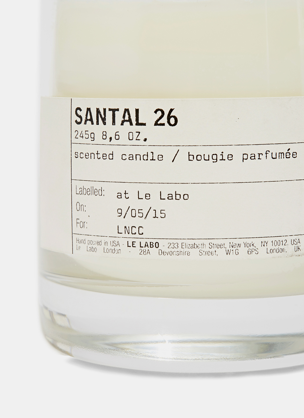 le labo santal 26 candle uk