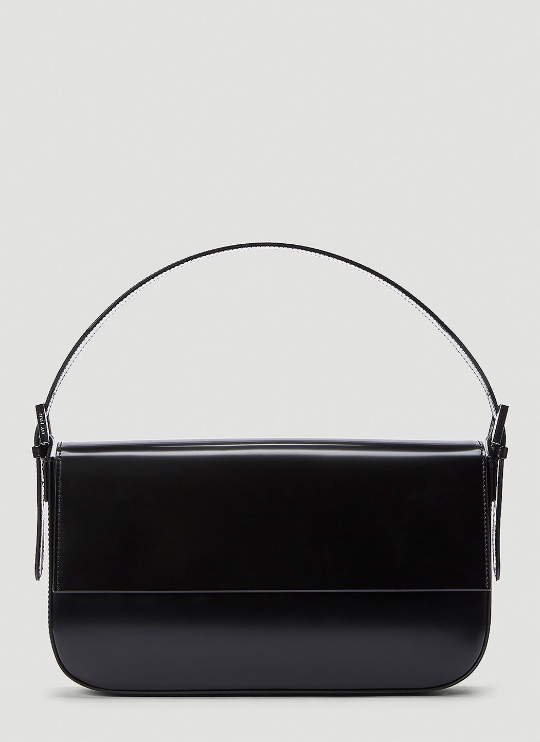 BY FAR Women's Manu Patent Bag in Black LNCC