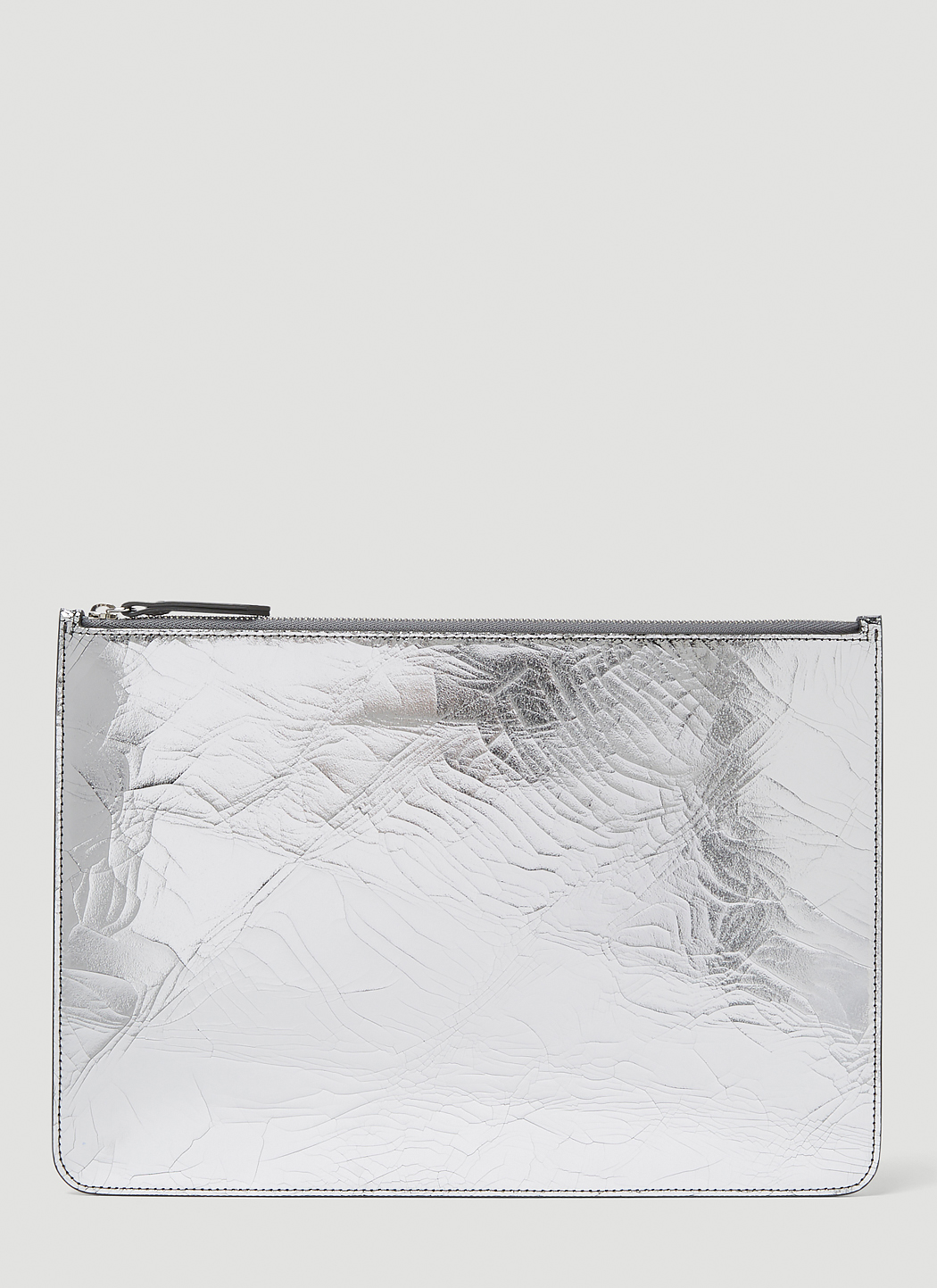 Four Stitch Metallic Pouch