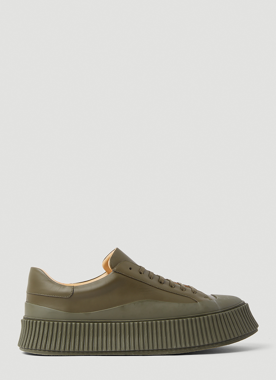 Jil Sander Vulcanized Sneakers in Green | LN-CC Jil Sander Vulcanized Sneakers in Green | LN-CC