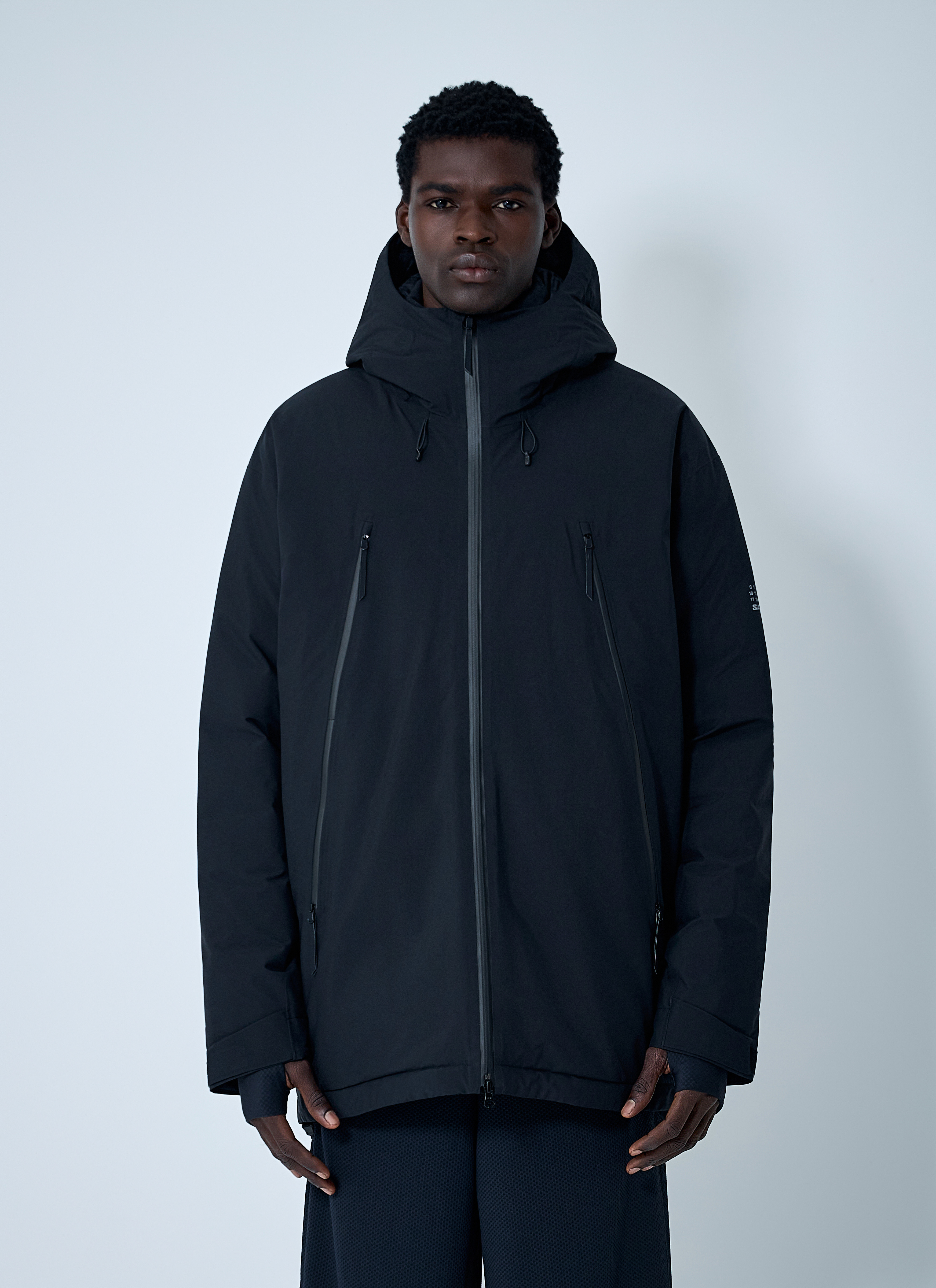 ジャケット・アウター shalom club gummy jacket melange mms0163001_blk_00.jpg