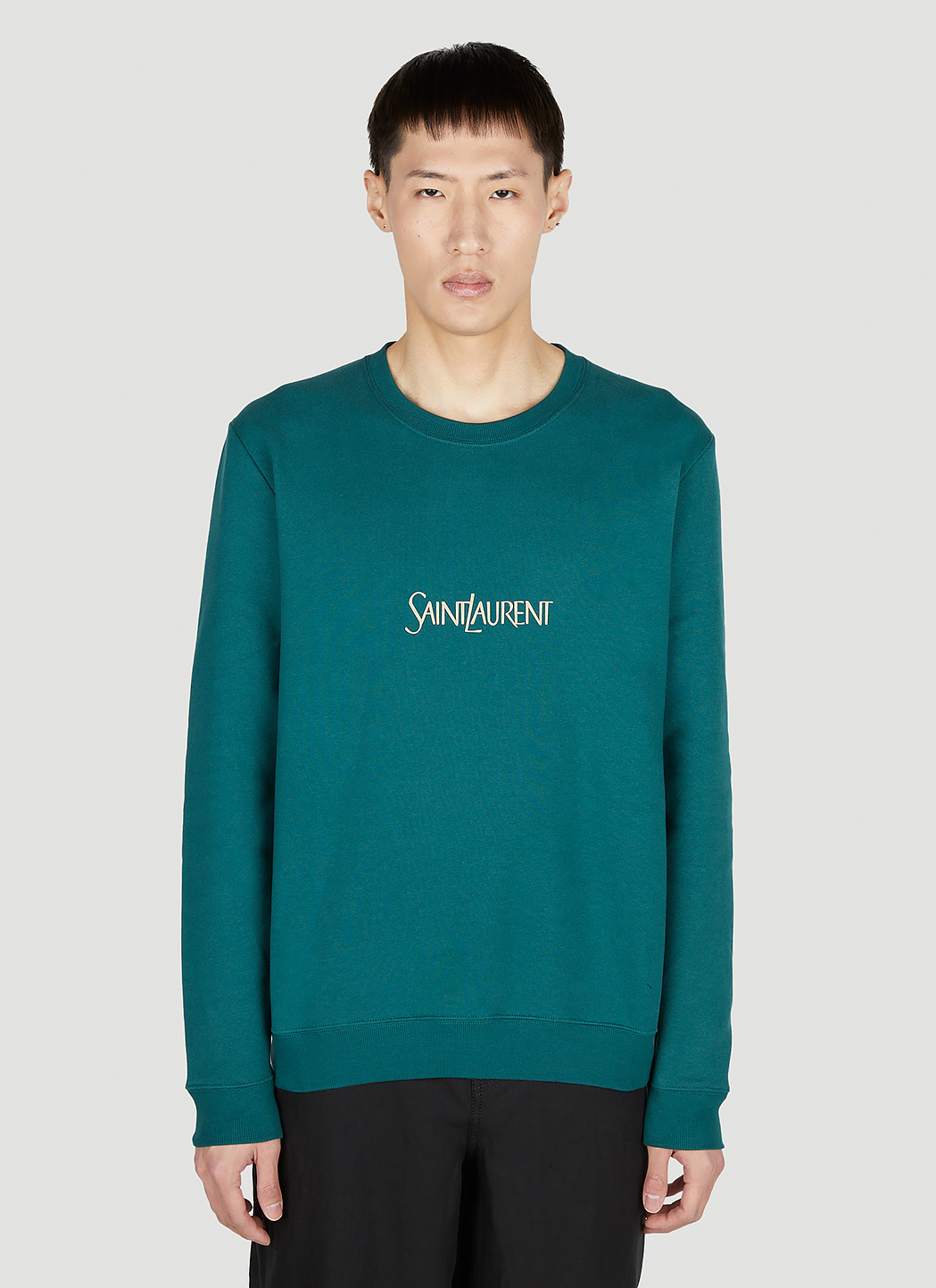 Front Logo Embroidery Sweatshirt