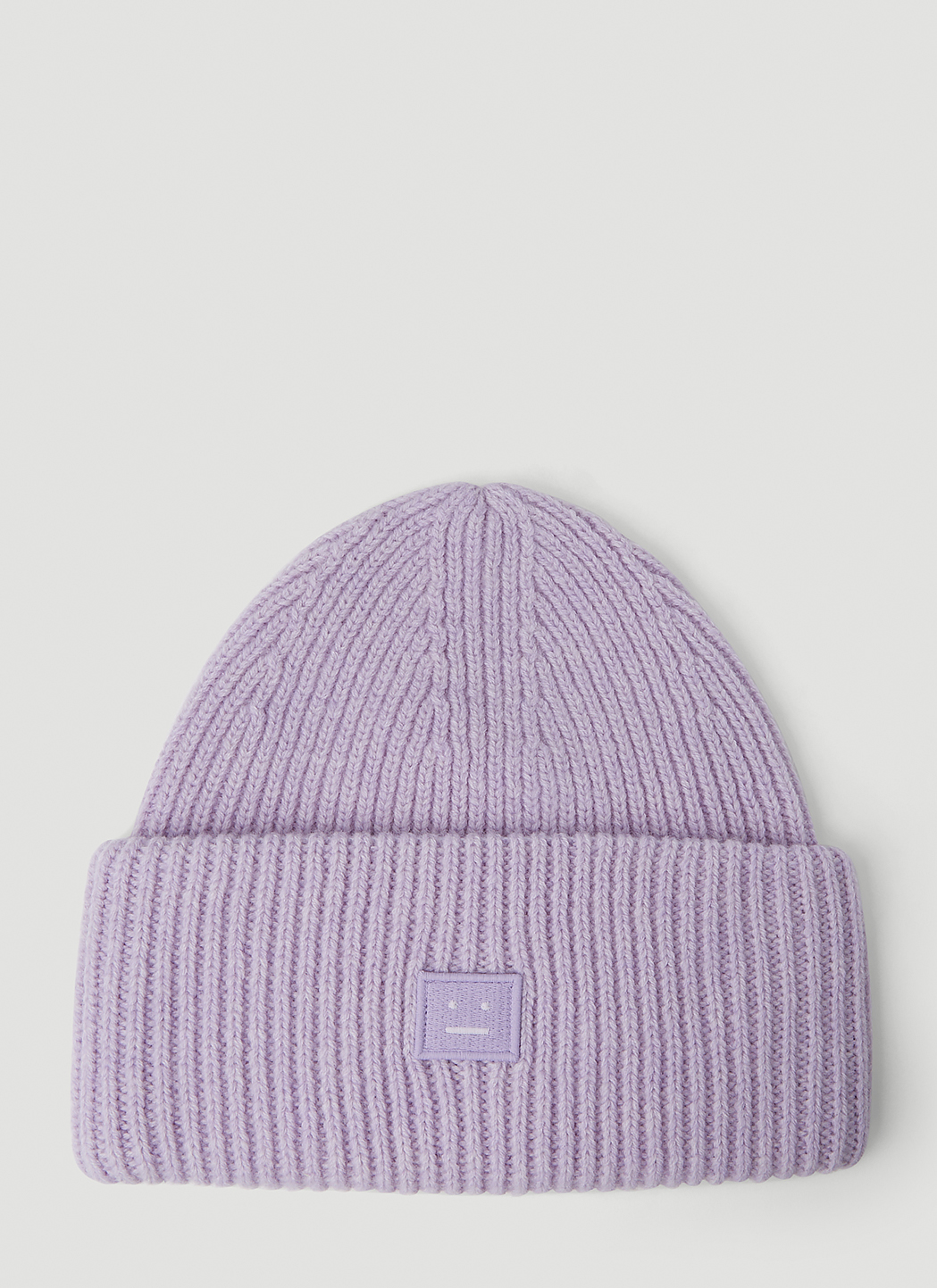 Face Patch Beanie Hat