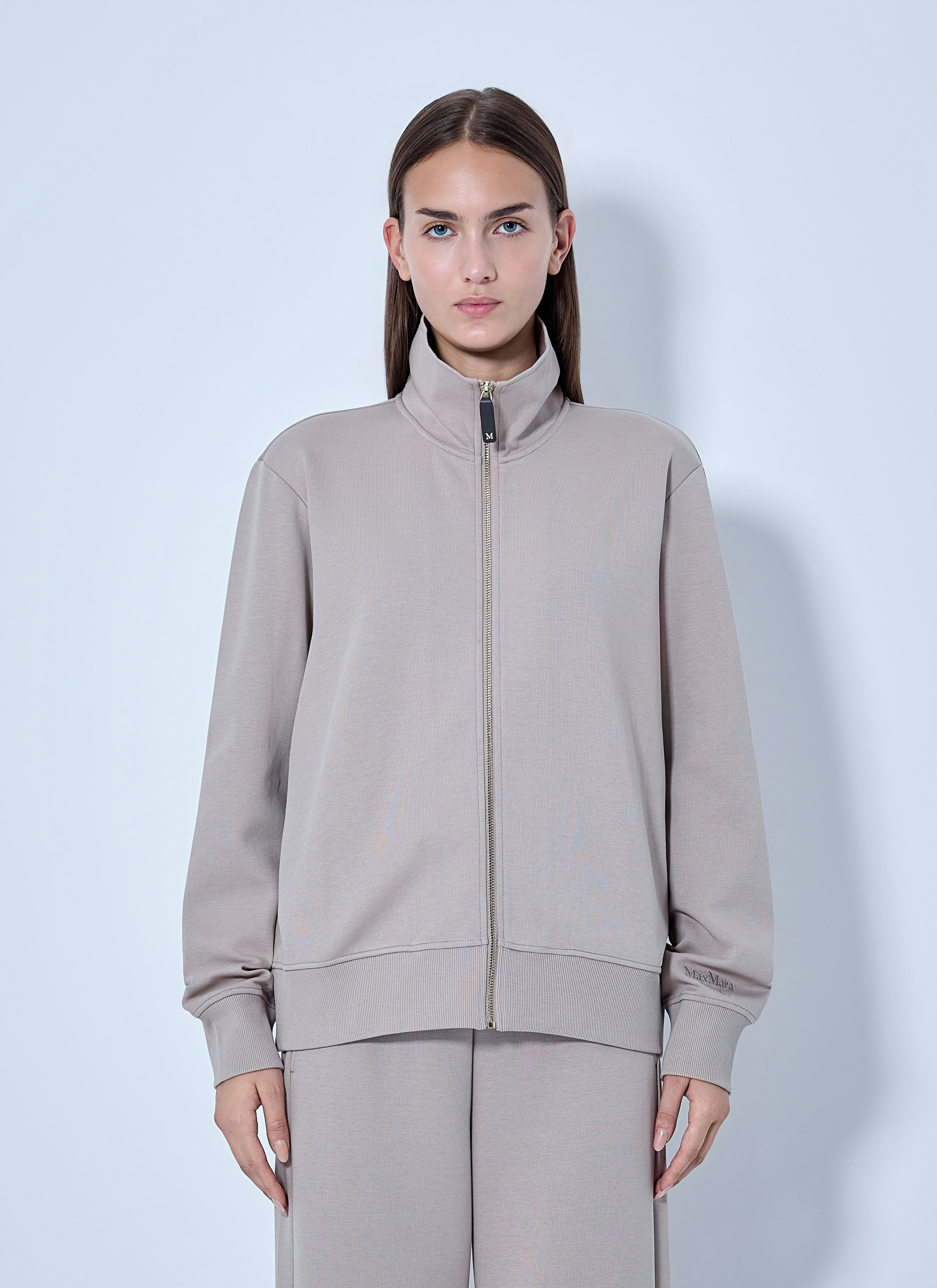Max Mara Max Mara High-Neck Zip Sweatshirt