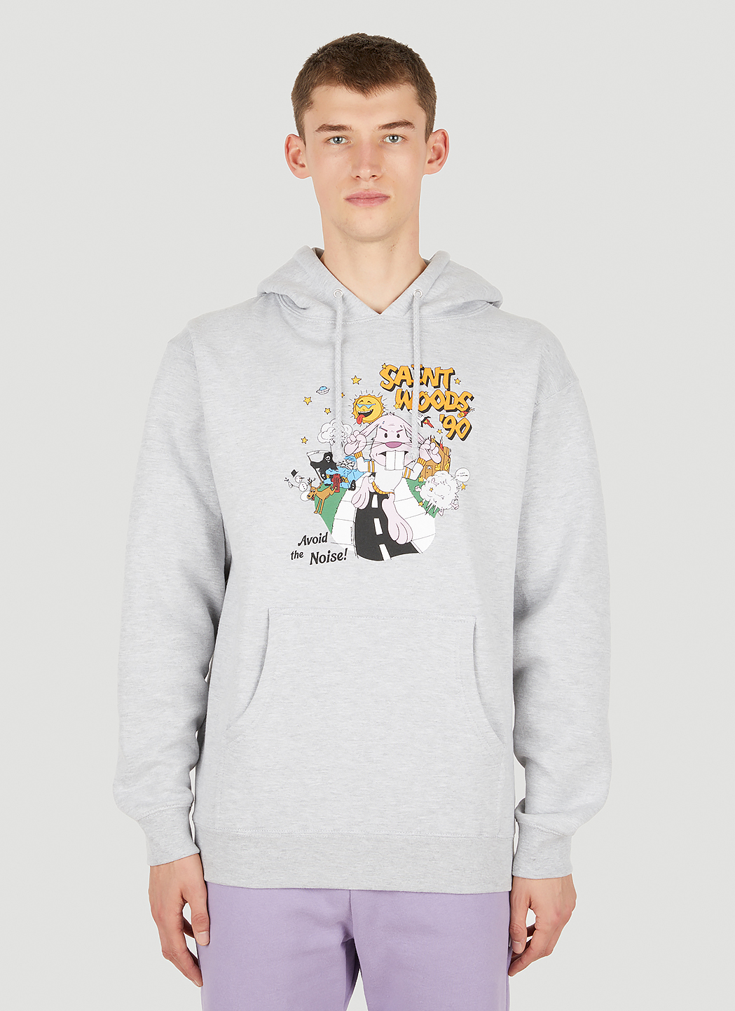 Graphic Print Hooded Sweatshirt