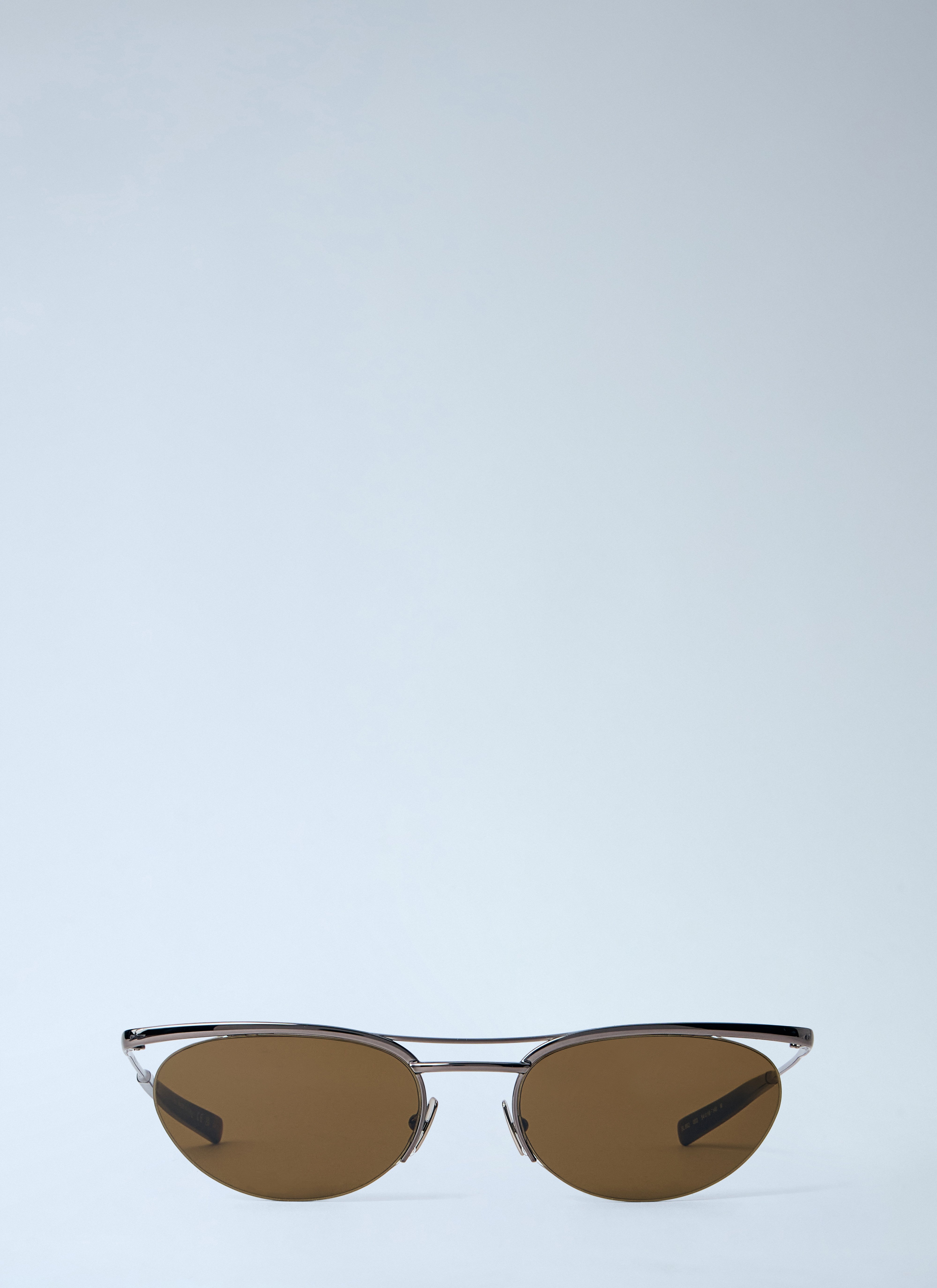 Saint Laurent Women's' SL 862 Oval Frame Sunglasses in Brown | LN-CC®